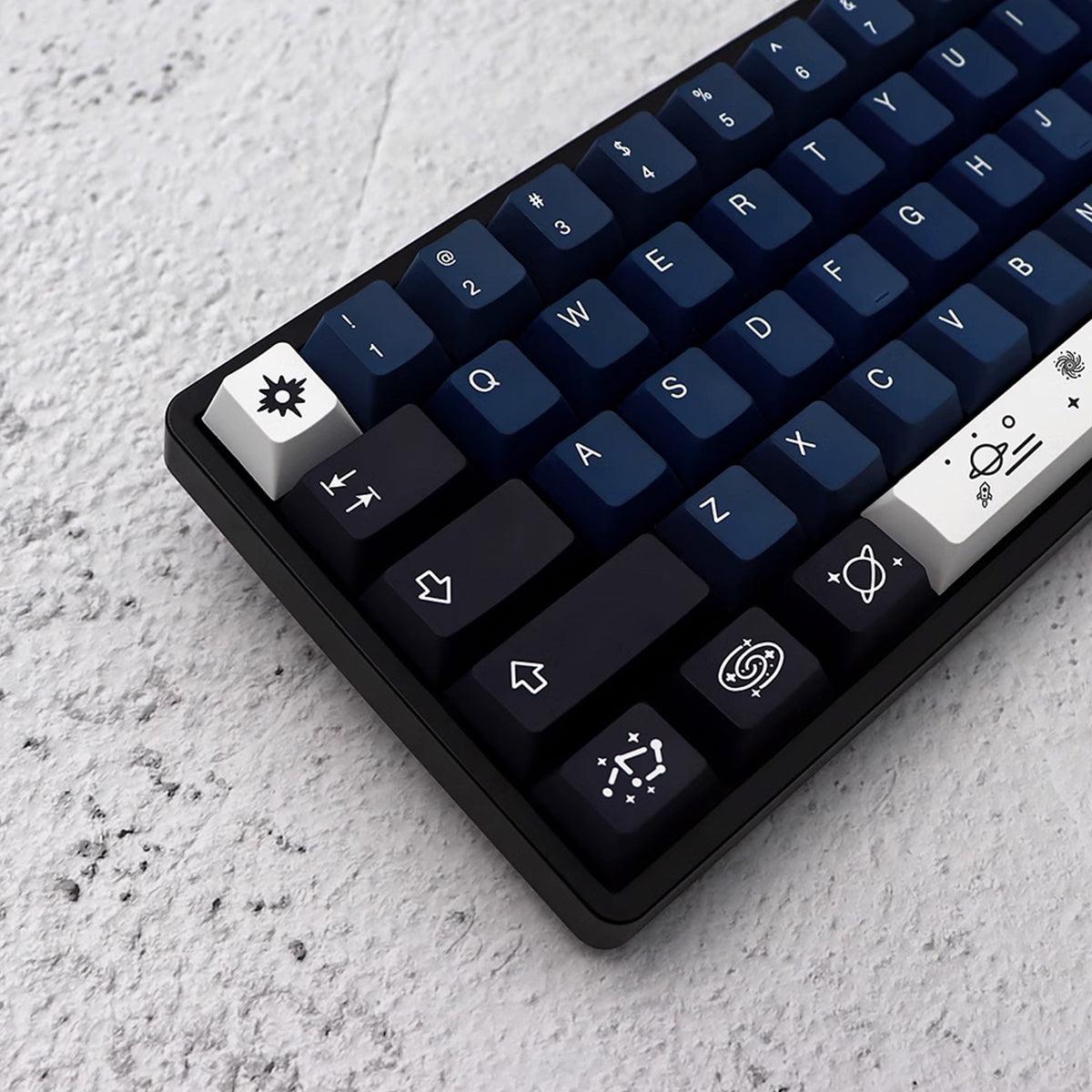Cherry Profile Dye-Sub PBT Keycap Set - Milky Way Galaxy - KeyCapUS