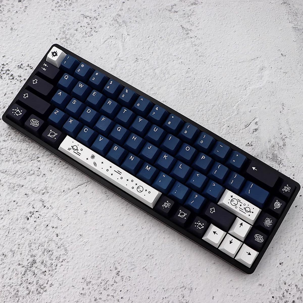 Cherry Profile Dye-Sub PBT Keycap Set - Milky Way Galaxy - KeyCapUS