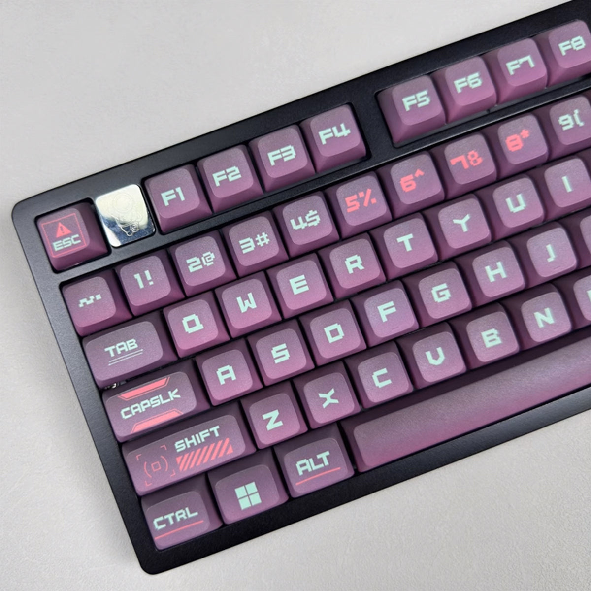 XDA Dye-Sub PBT Keycap Set - Cyberpunk - KeyCapUS