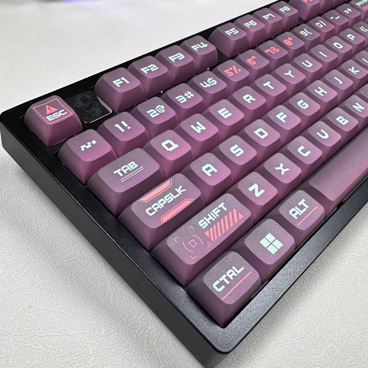 XDA Dye-Sub PBT Keycap Set - Cyberpunk - KeyCapUS