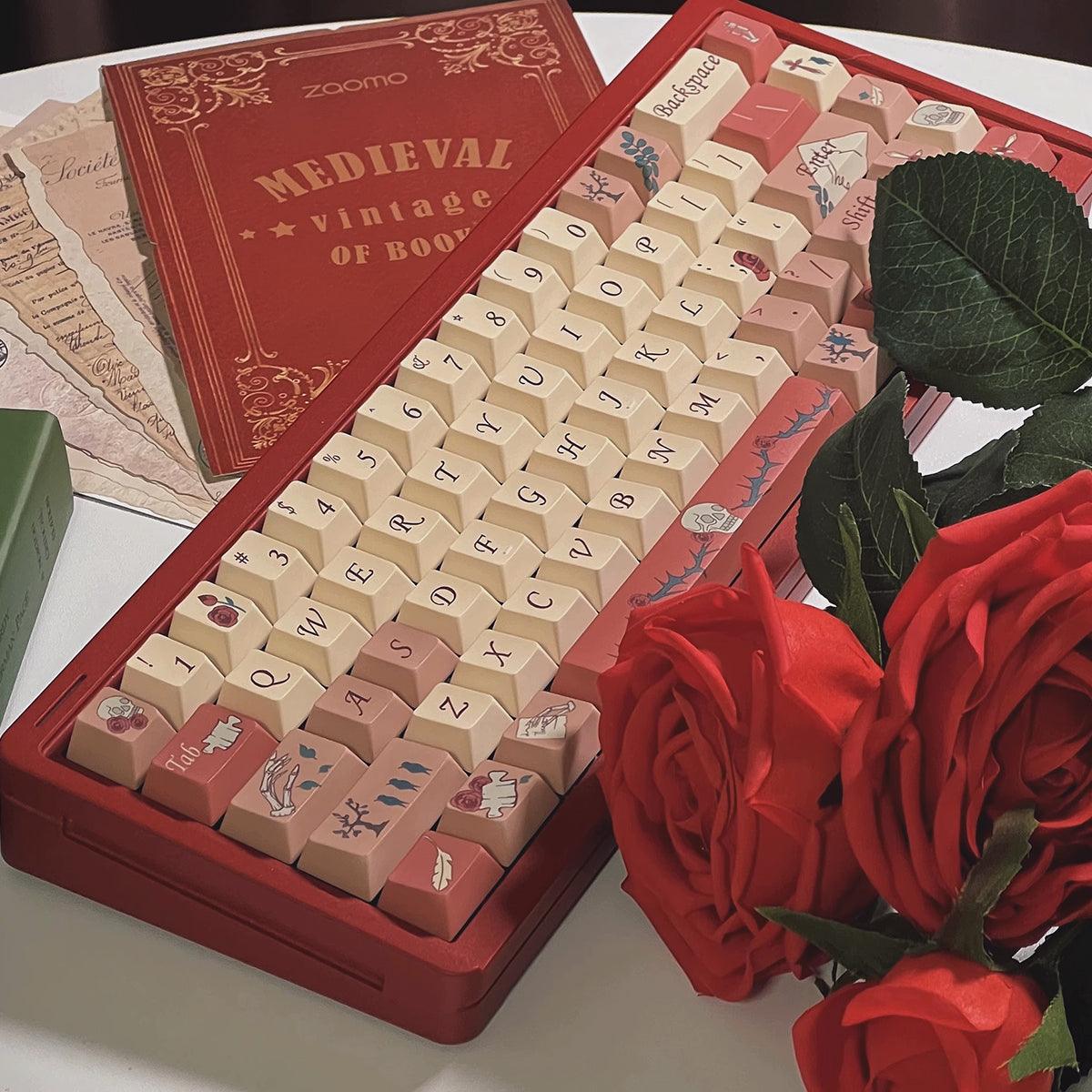 Cherry Profile Dye-Sub PBT Keycap Set - Letter from Rose - KeyCapUS