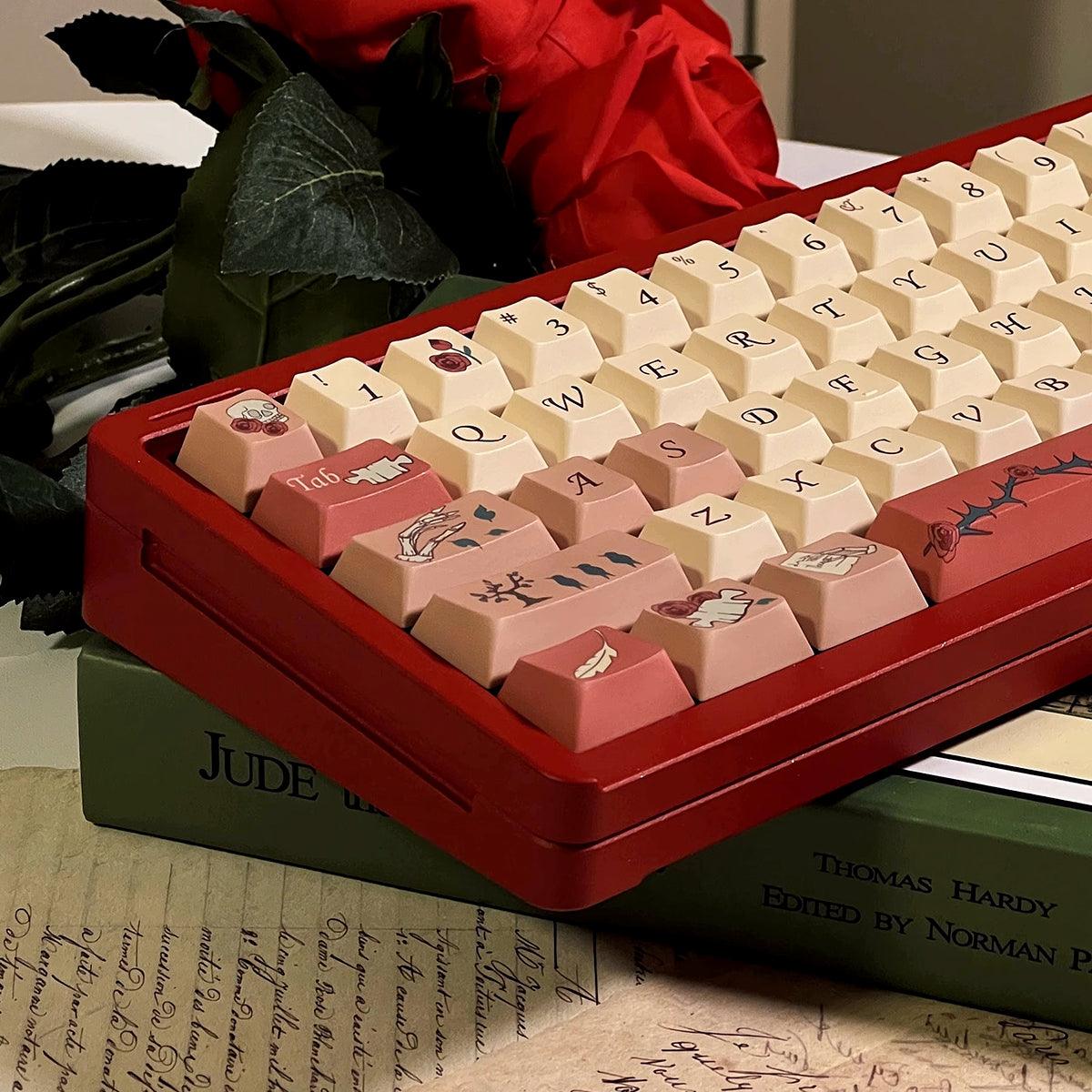 Cherry Profile Dye-Sub PBT Keycap Set - Letter from Rose - KeyCapUS