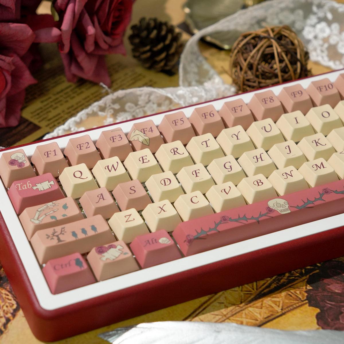 Cherry Profile Dye-Sub PBT Keycap Set - Letter from Rose - KeyCapUS