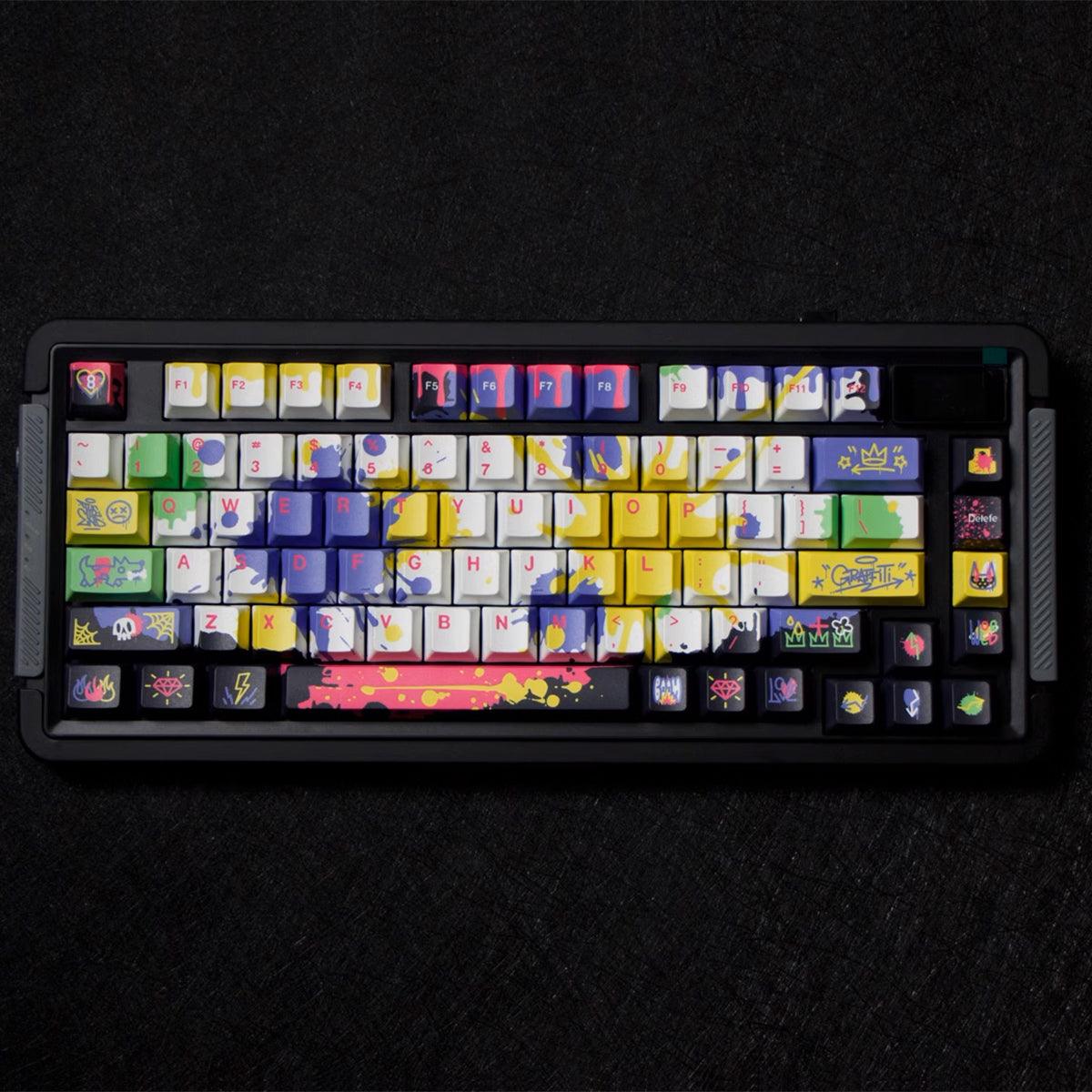 Cherry Profile Dye-Sub PBT Keycap Set - Doodle 2 - KeyCapUS
