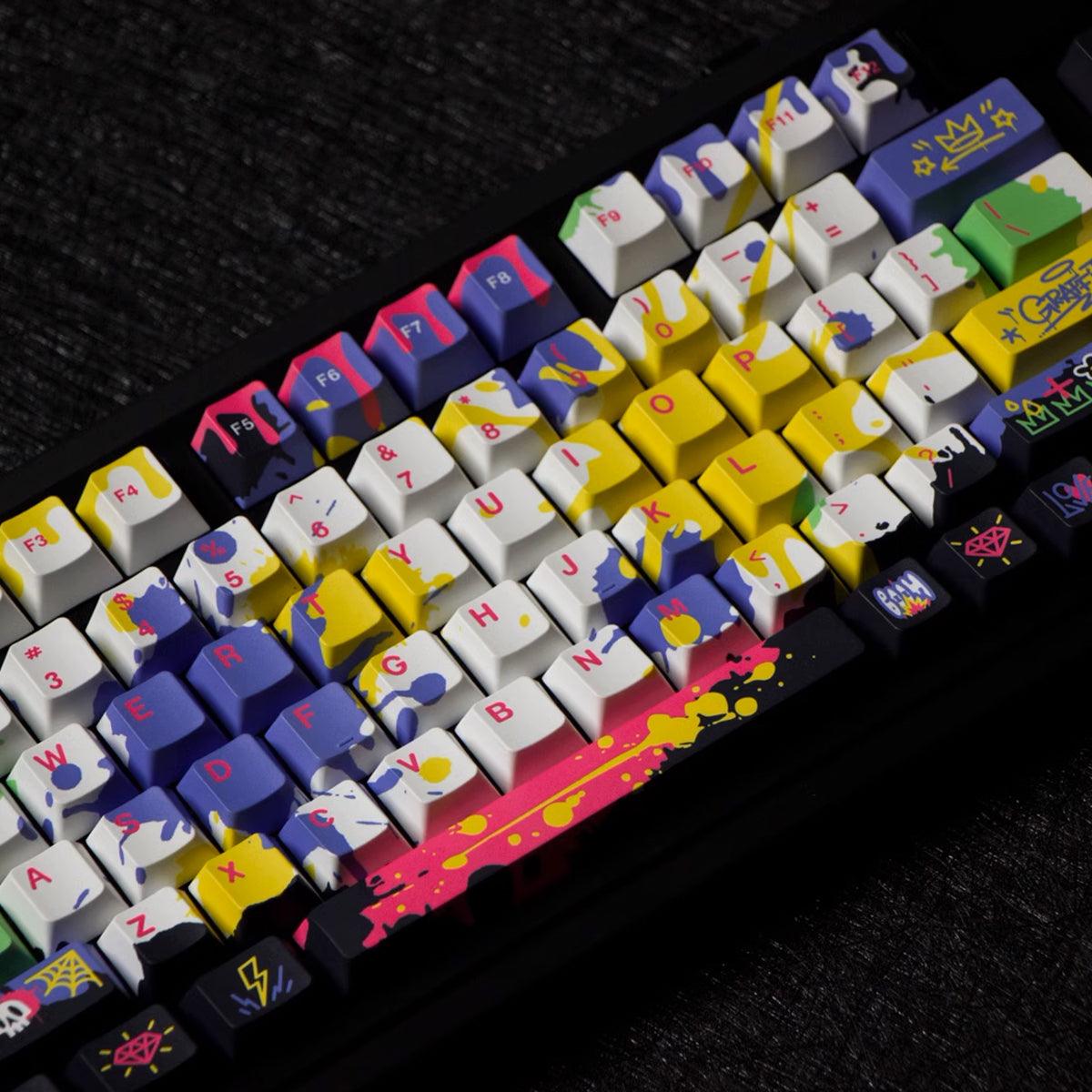 Cherry Profile Dye-Sub PBT Keycap Set - Doodle 2 - KeyCapUS