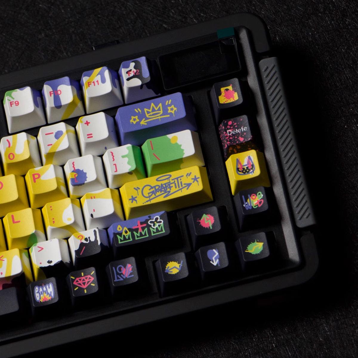 Cherry Profile Dye-Sub PBT Keycap Set - Doodle 2 - KeyCapUS