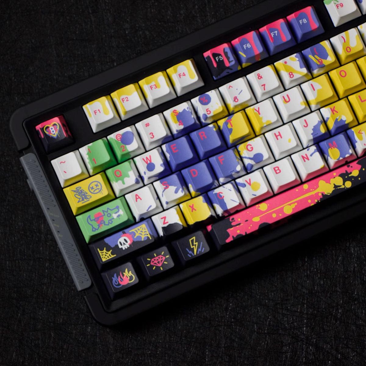 Cherry Profile Dye-Sub PBT Keycap Set - Doodle 2 - KeyCapUS
