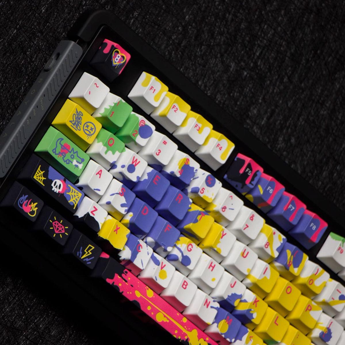 Cherry Profile Dye-Sub PBT Keycap Set - Doodle 2 - KeyCapUS