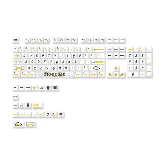 Cherry Profile Dye-Sub PBT Keycap Set - Lightning - KeyCapUS