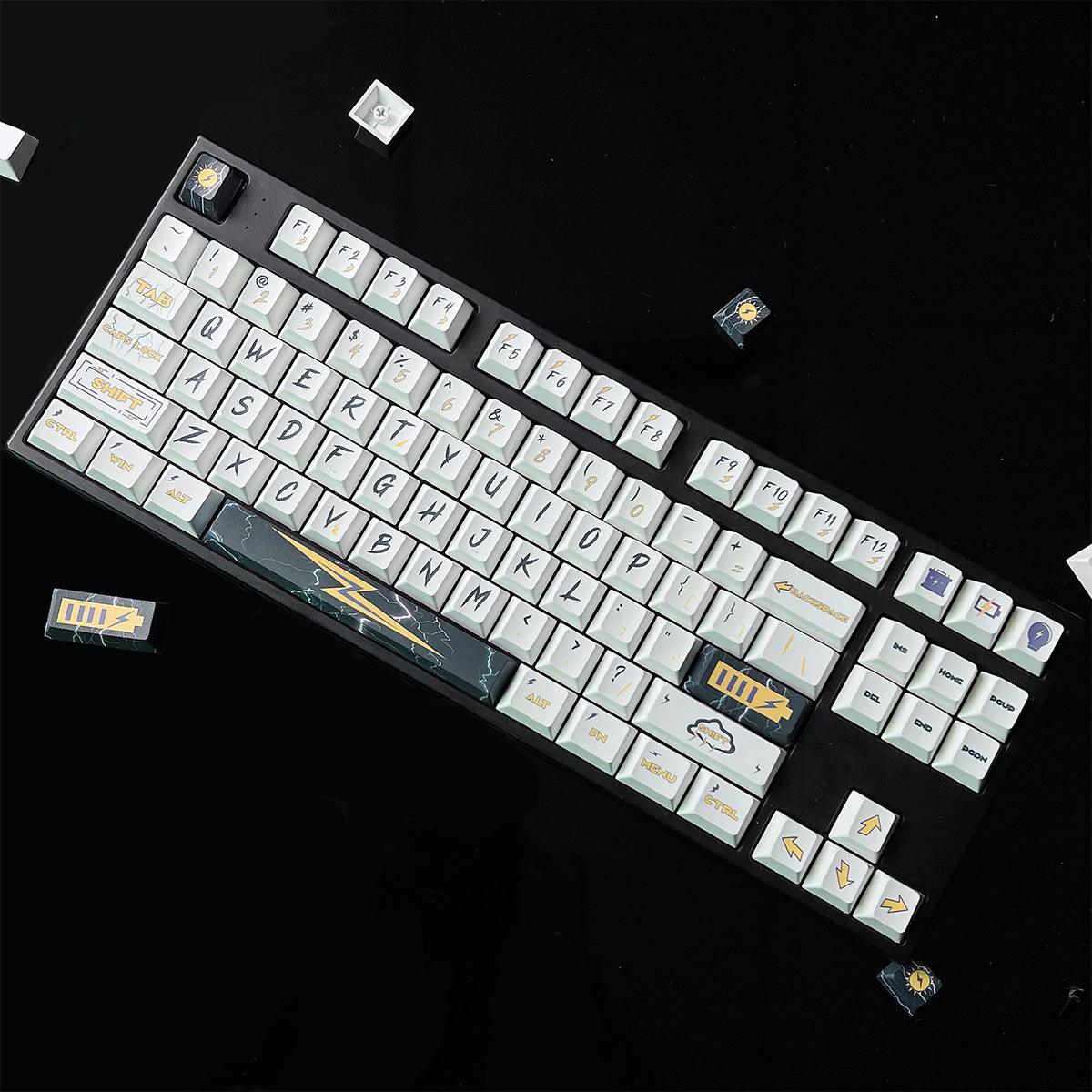 Cherry Profile Dye-Sub PBT Keycap Set - Lightning - KeyCapUS