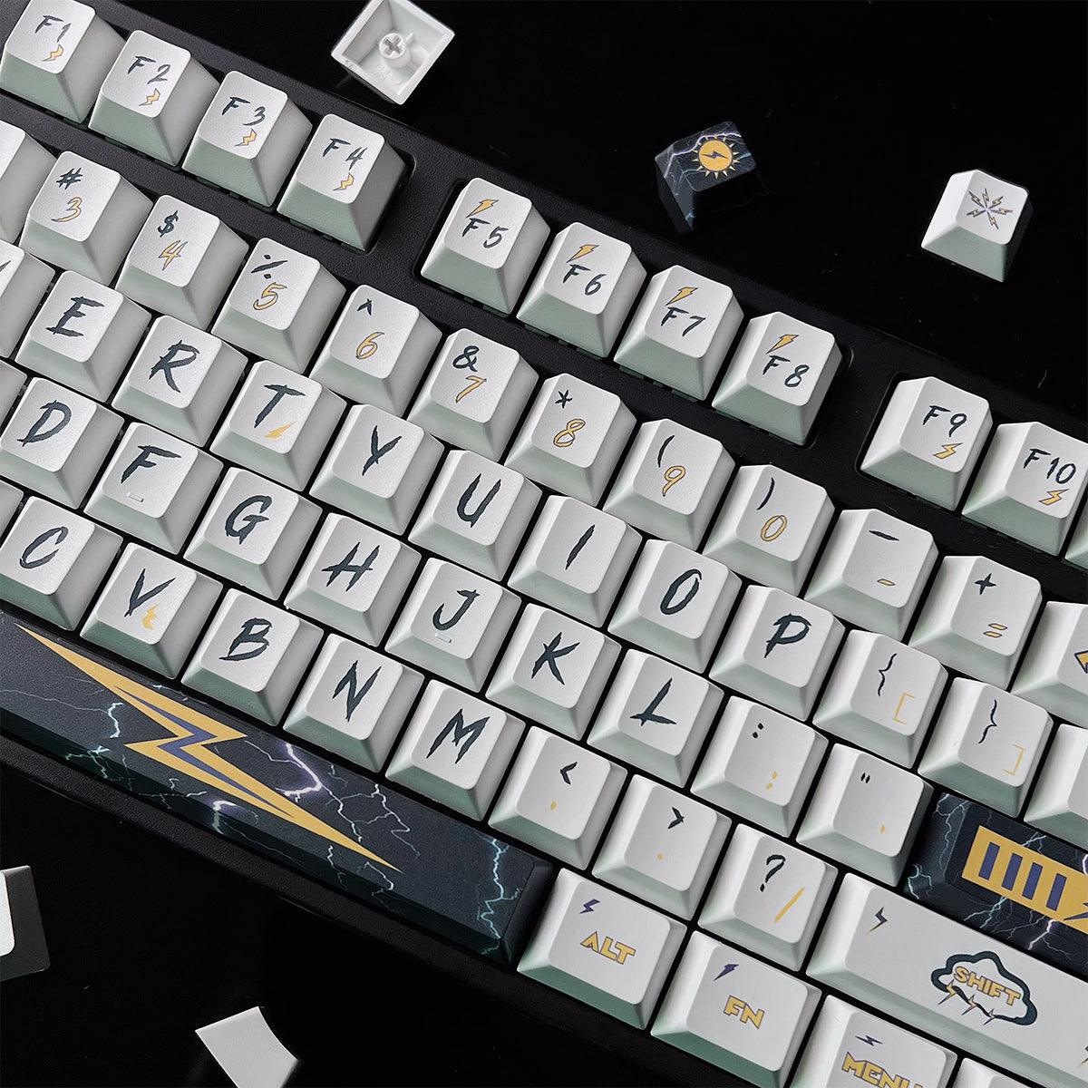 Cherry Profile Dye-Sub PBT Keycap Set - Lightning - KeyCapUS