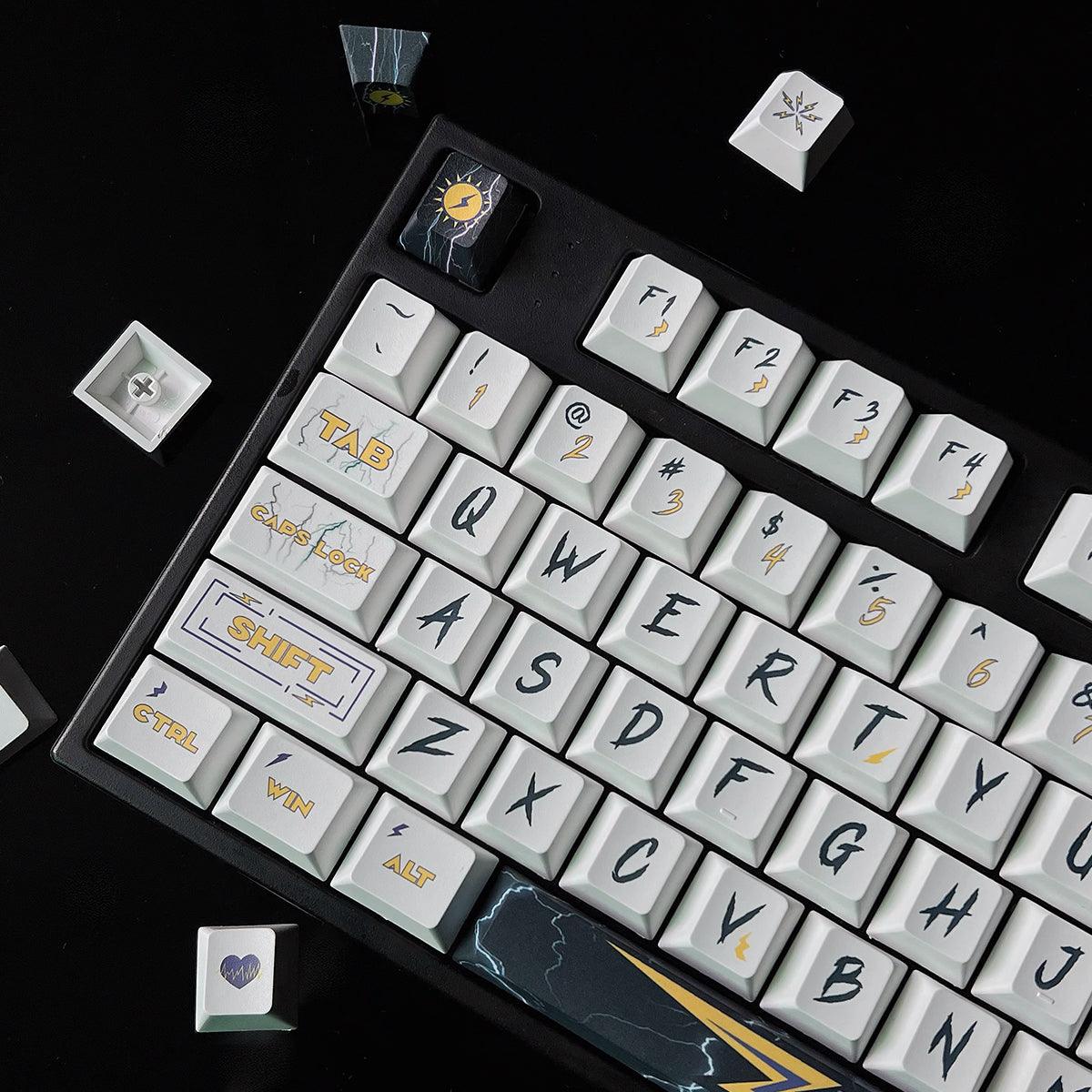 Cherry Profile Dye-Sub PBT Keycap Set - Lightning - KeyCapUS