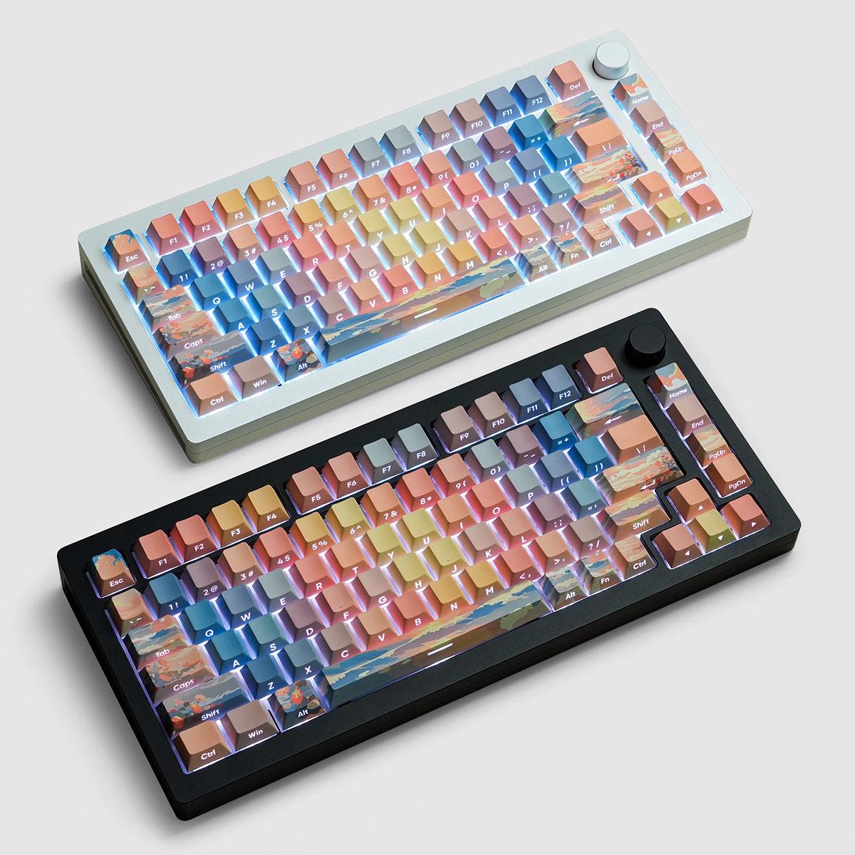 Cherry Profile Dye-Sub PBT Keycap Set - Sunset - KeyCapUS