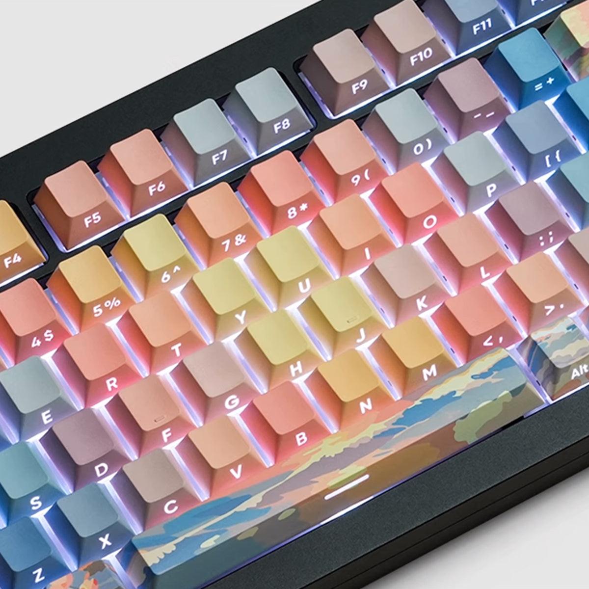 Cherry Profile Dye-Sub PBT Keycap Set - Sunset - KeyCapUS