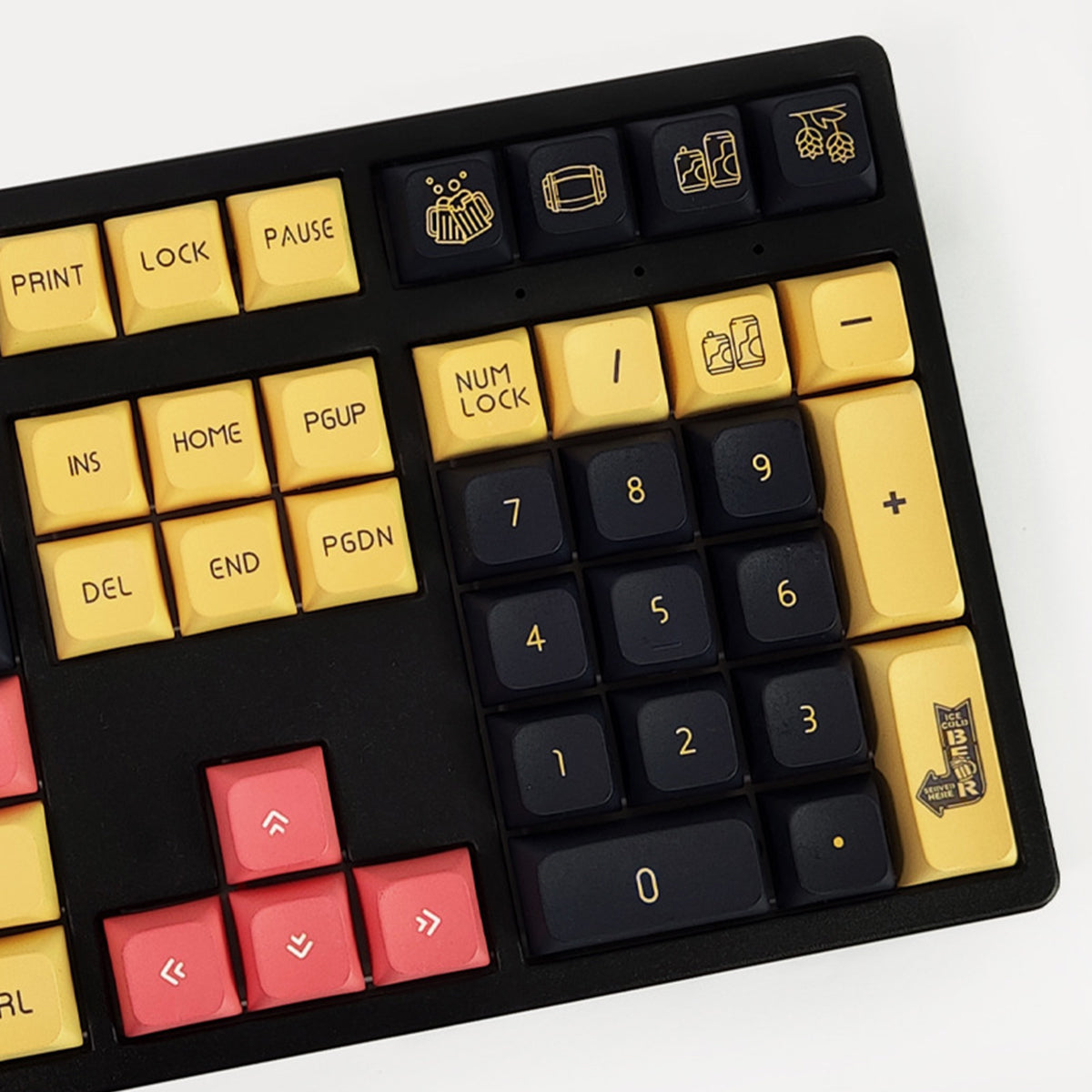 XDA-like Dye-Sub PBT Keycap Set - Craft Beer - KeyCapUS