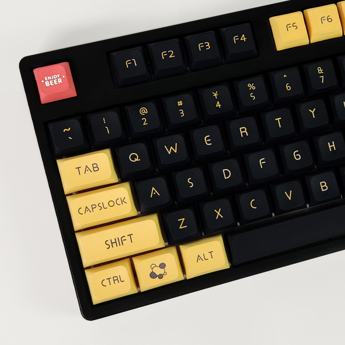 XDA-like Dye-Sub PBT Keycap Set - Craft Beer - KeyCapUS