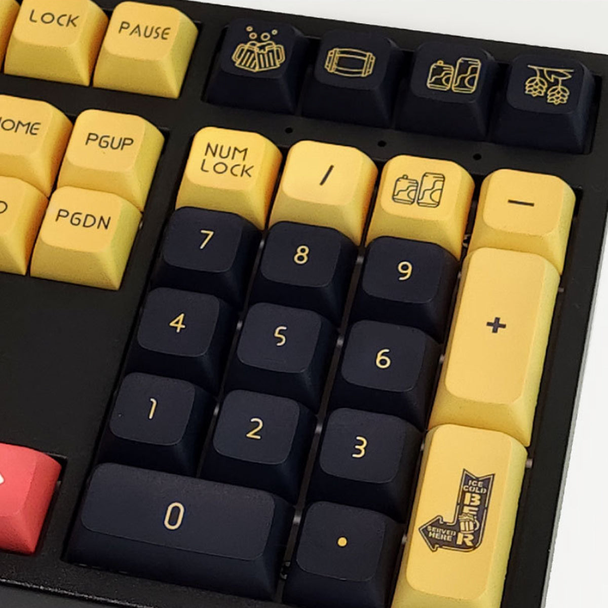 XDA-like Dye-Sub PBT Keycap Set - Craft Beer - KeyCapUS
