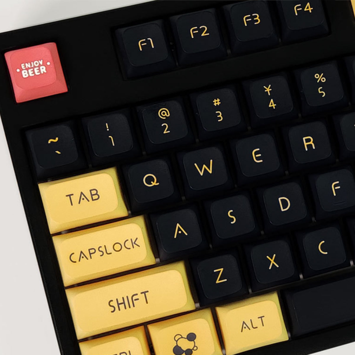 XDA-like Dye-Sub PBT Keycap Set - Craft Beer - KeyCapUS