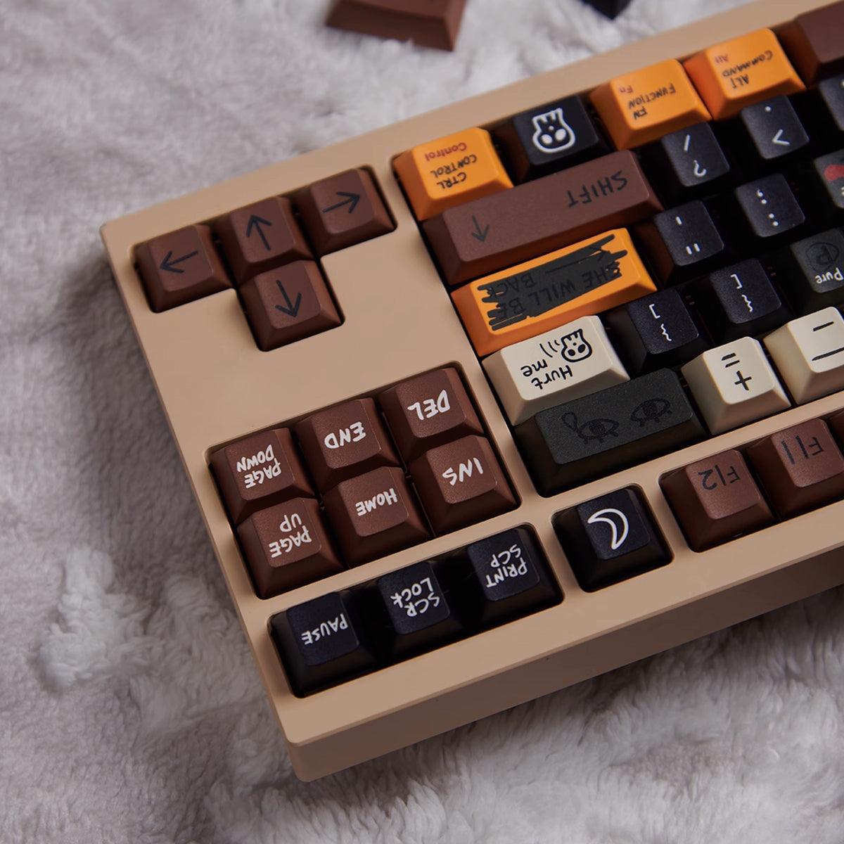 Cherry Profile Dye-Sub PBT Keycap Set - Love Story - KeyCapUS