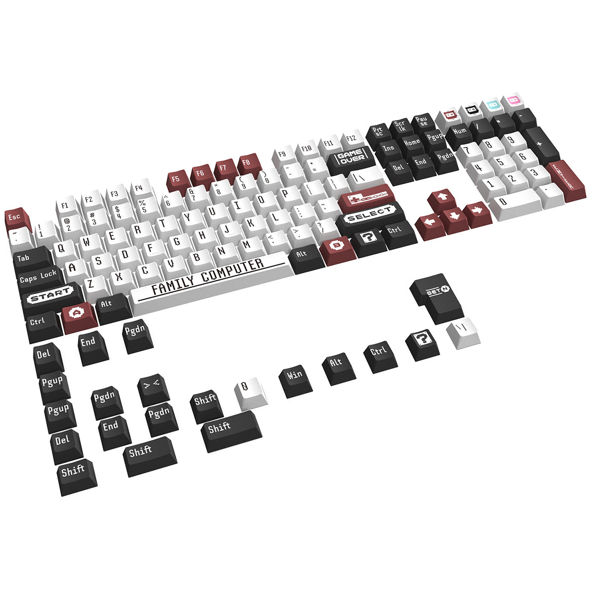 OEM PBT Dye-Sub Keycap Set - NES 02 - KeyCapUS