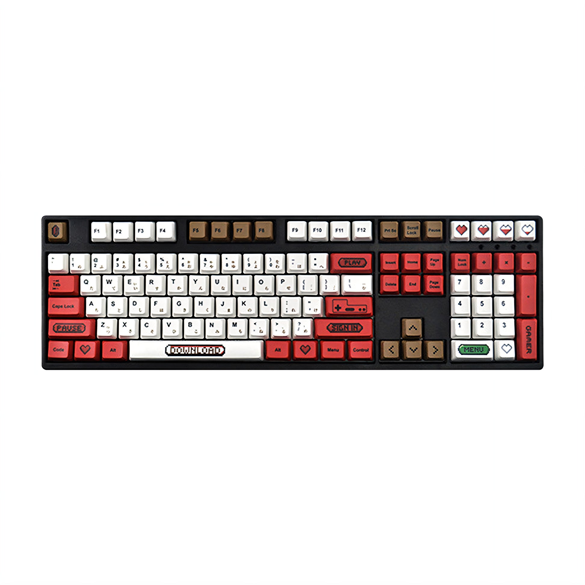 OEM PBT Dye-Sub Keycap Set - NES 01 - KeyCapUS