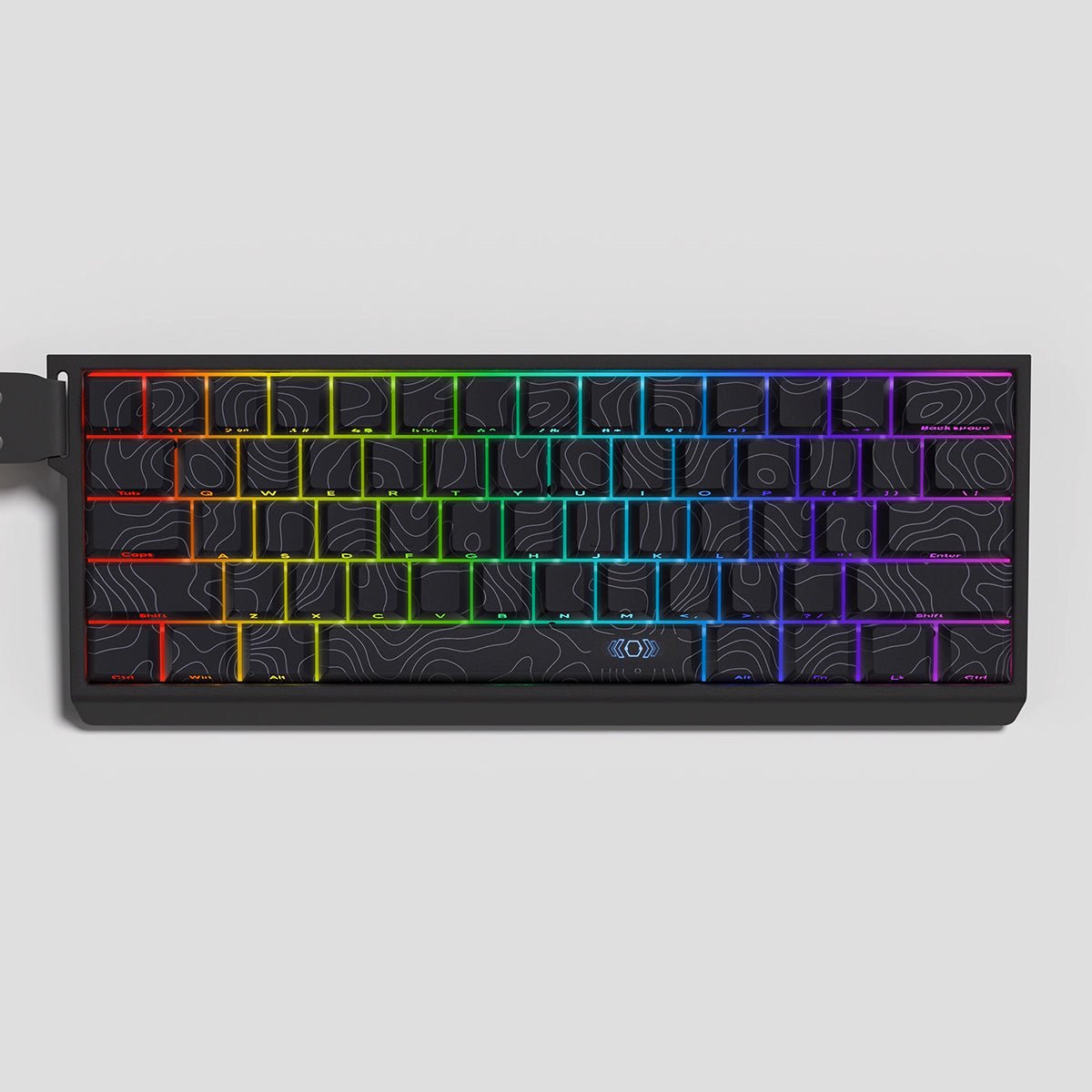 Cherry Profile Dye-Sub PBT Keycap Set - Black Contour