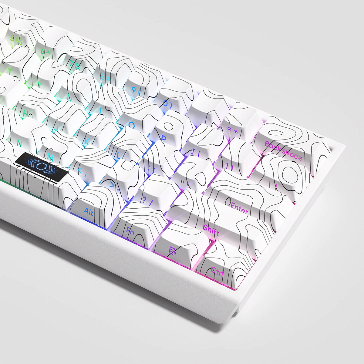 Cherry Profile Dye-Sub PBT Keycap Set - White Contour