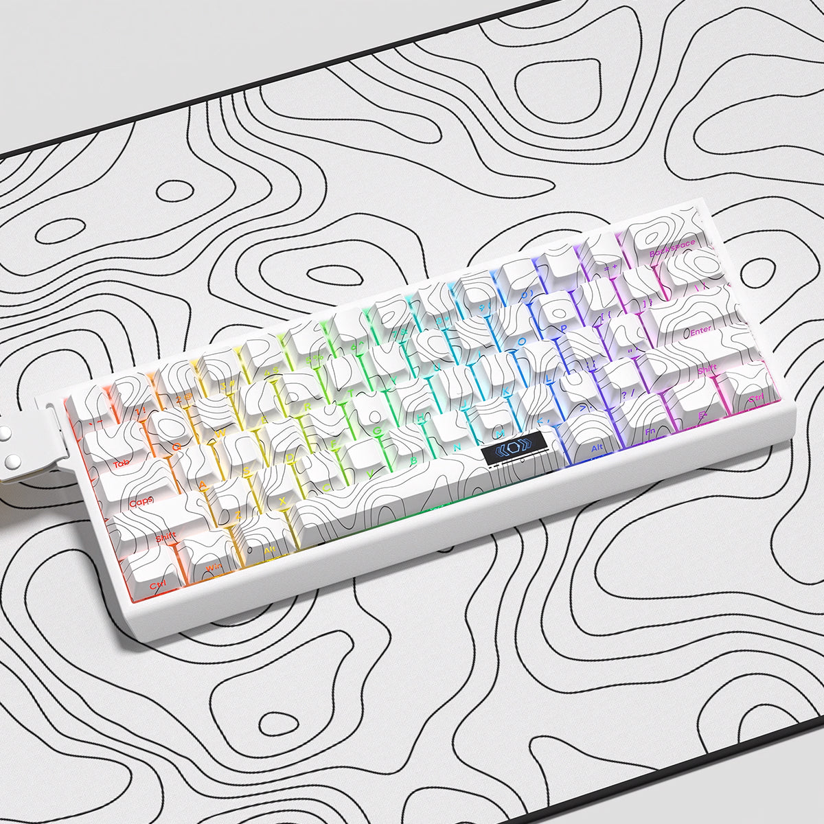 Cherry Profile Dye-Sub PBT Keycap Set - White Contour