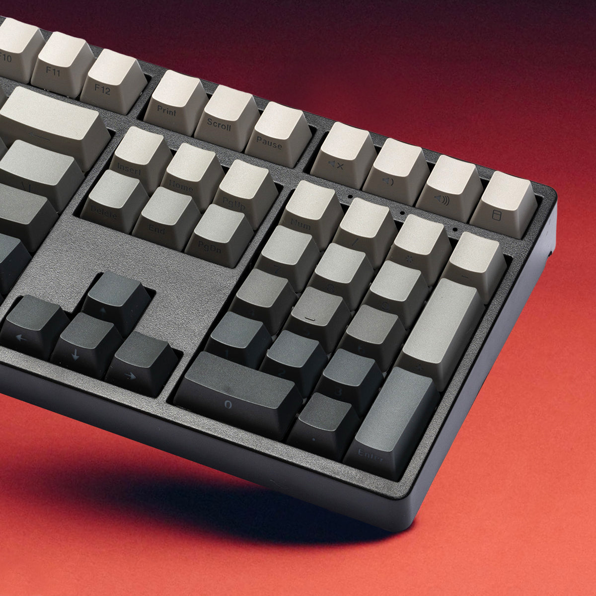 OEM/Cherry Profile Double-Shot PBT Keycap Set - Dark Gray Gradient