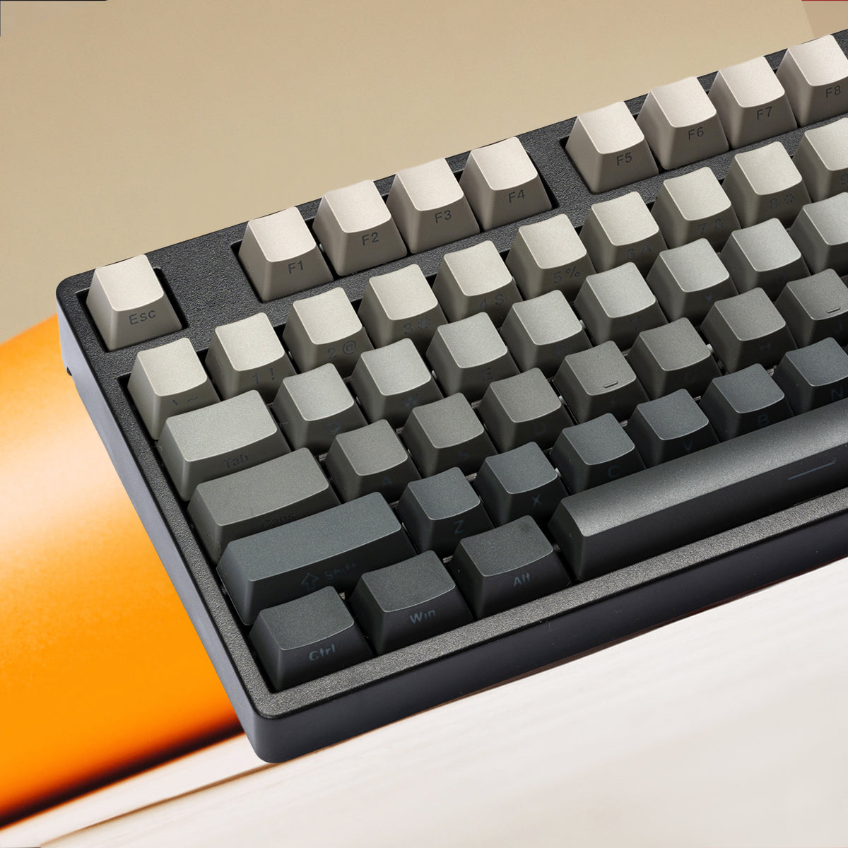 OEM/Cherry Profile Double-Shot PBT Keycap Set - Dark Gray Gradient