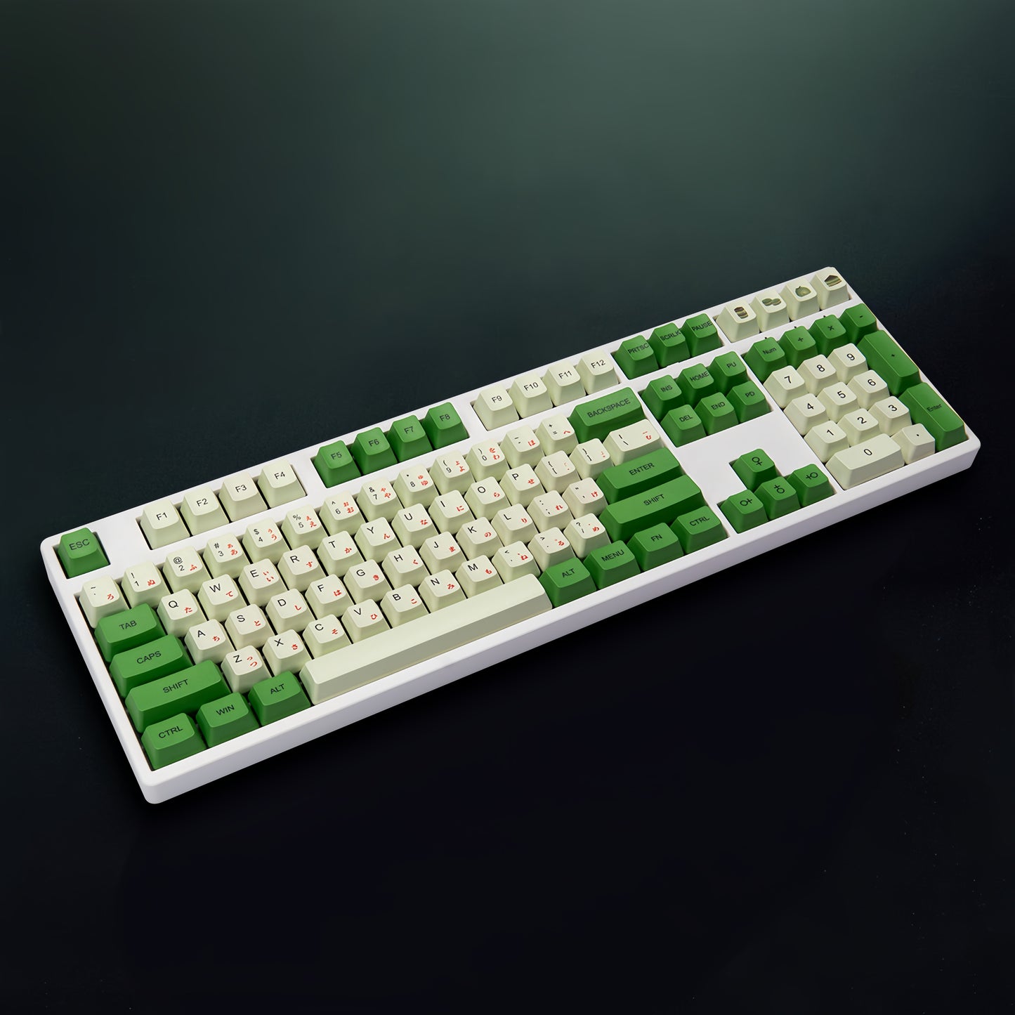 OEM PBT Dye-Sub Keycap PBT Keycap Set - Matcha Green02