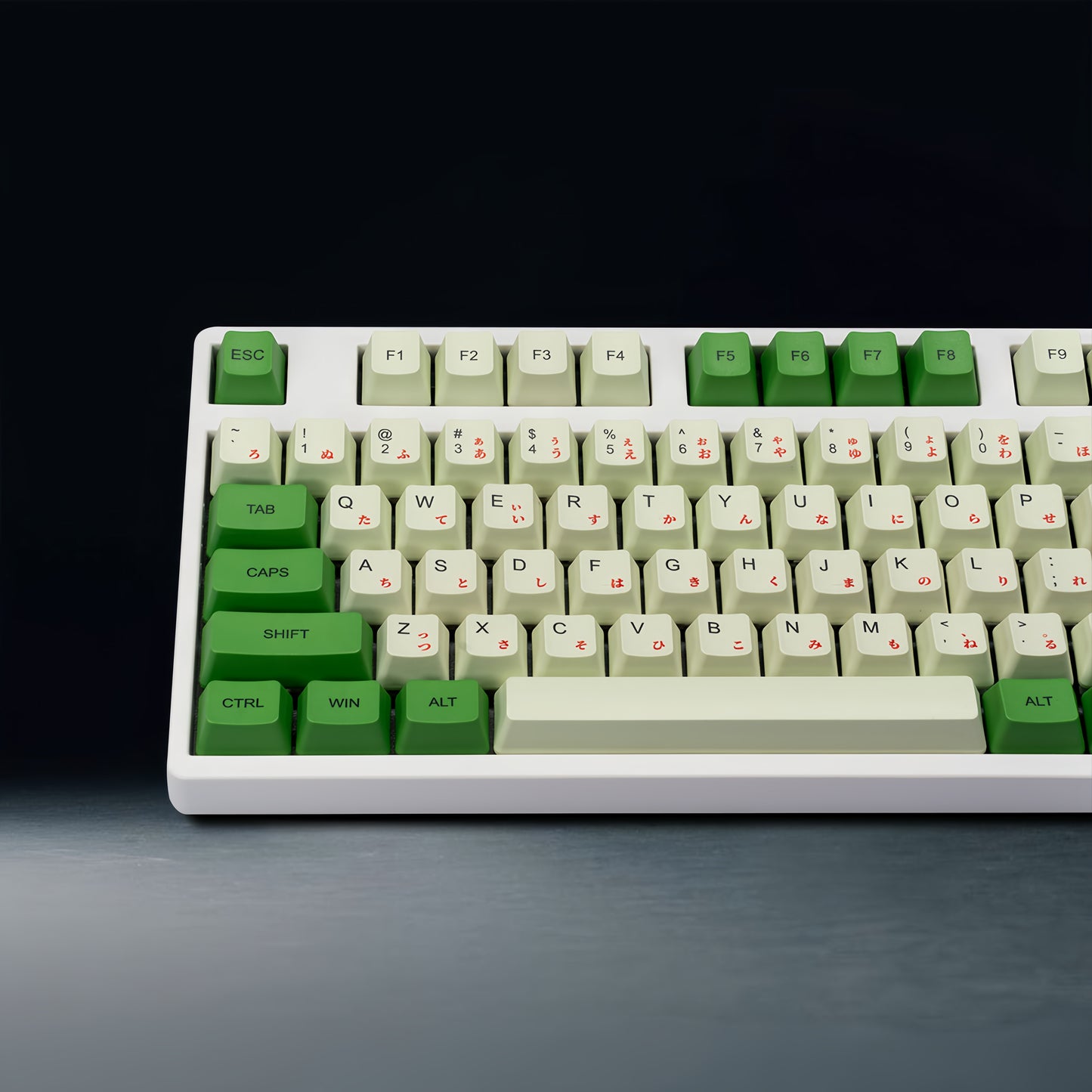 OEM PBT Dye-Sub Keycap PBT Keycap Set - Matcha Green02