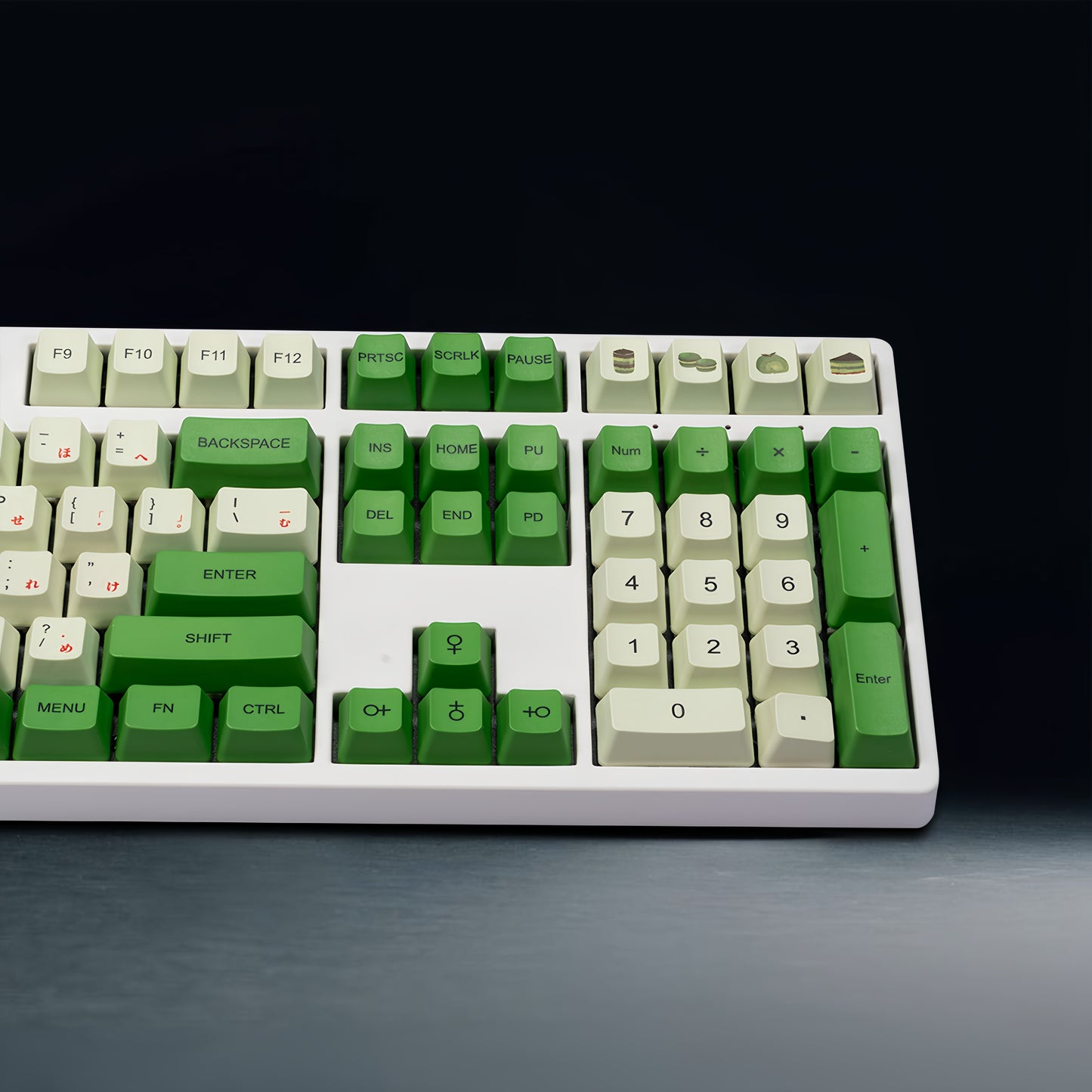 OEM PBT Dye-Sub Keycap PBT Keycap Set - Matcha Green02