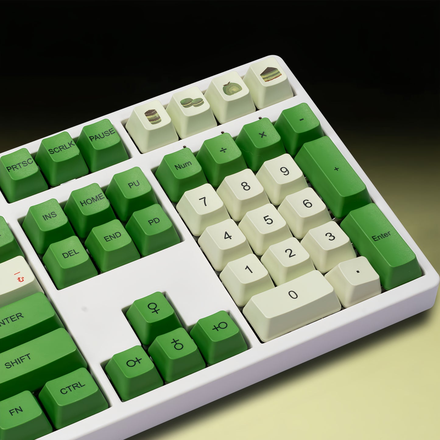 OEM PBT Dye-Sub Keycap PBT Keycap Set - Matcha Green02