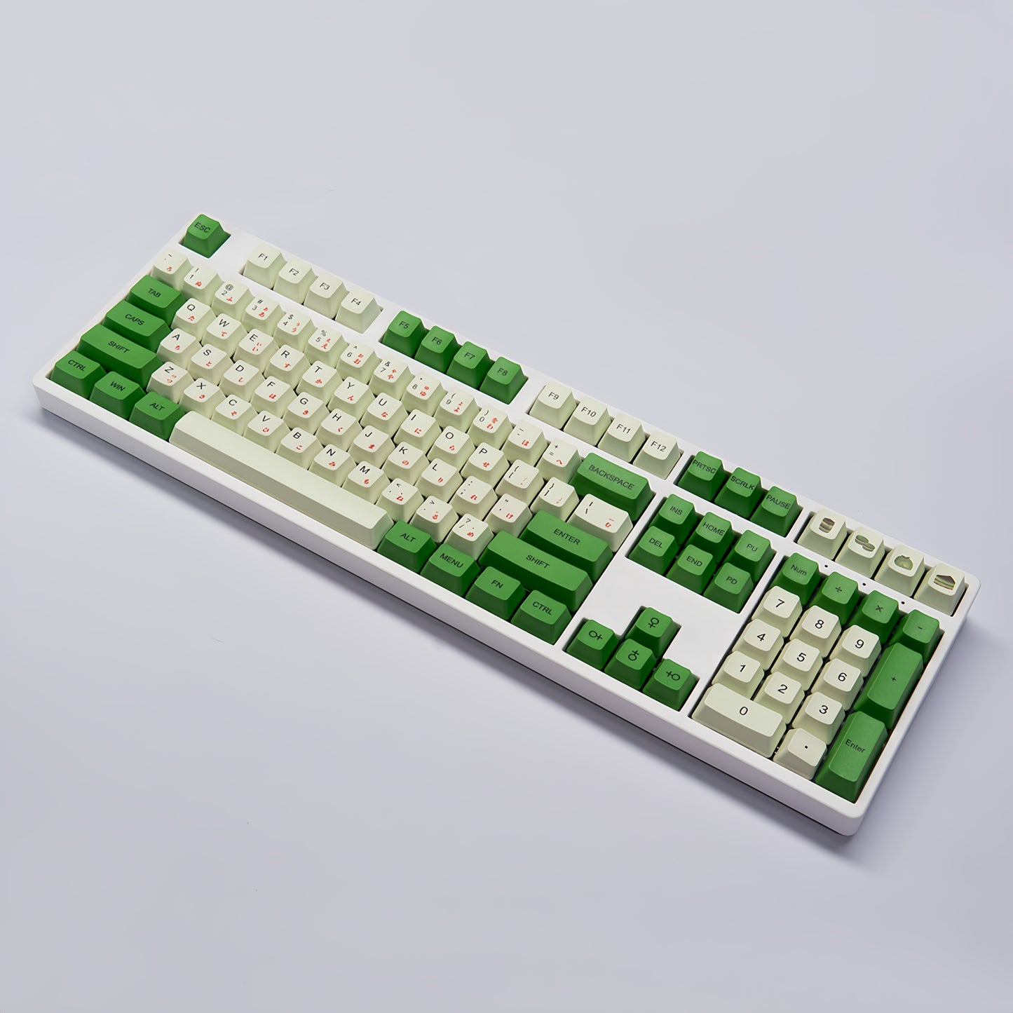 OEM PBT Dye-Sub Keycap PBT Keycap Set - Matcha Green02