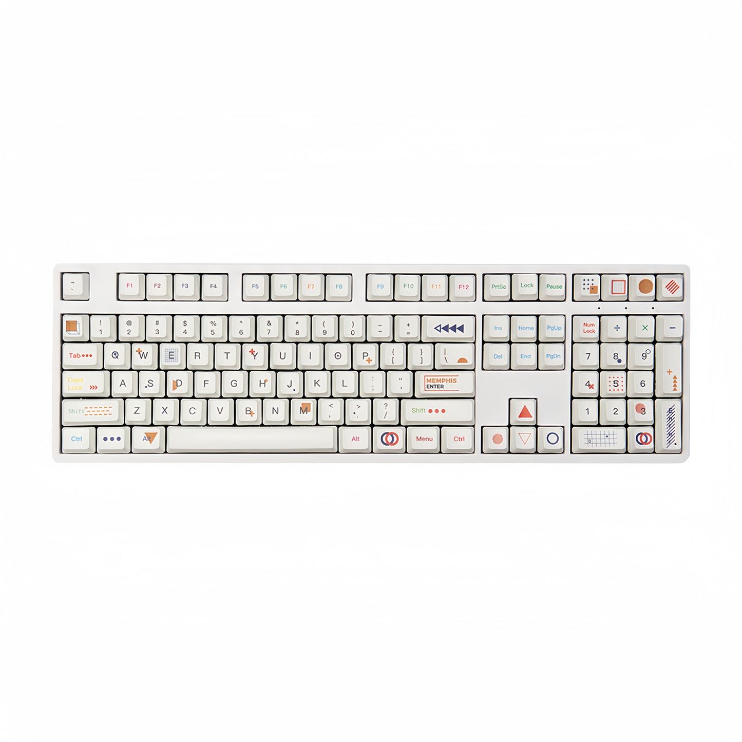 OEM PBT Dye-Sub Keycap PBT Keycap Set - Memphis R1