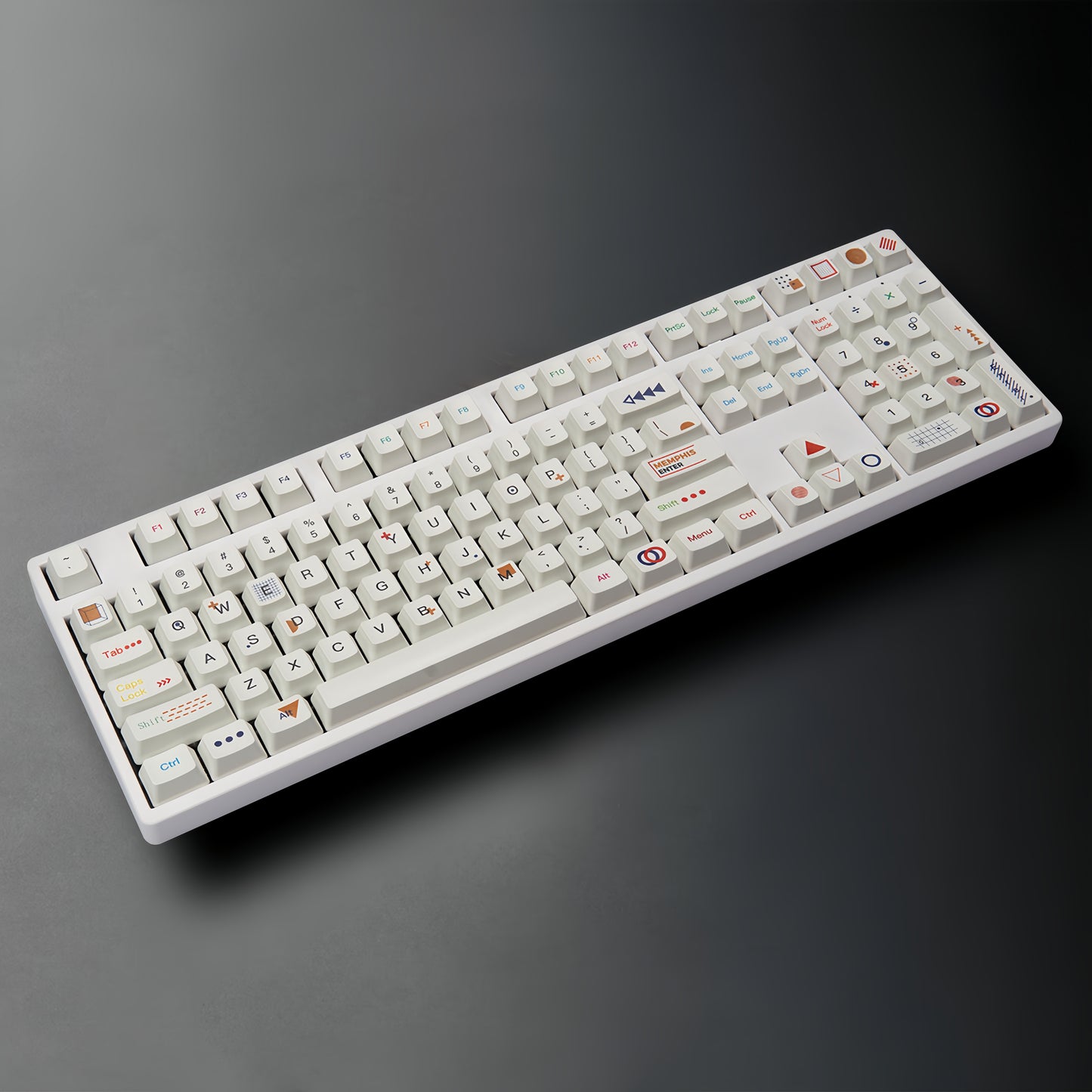 OEM PBT Dye-Sub Keycap PBT Keycap Set - Memphis R1