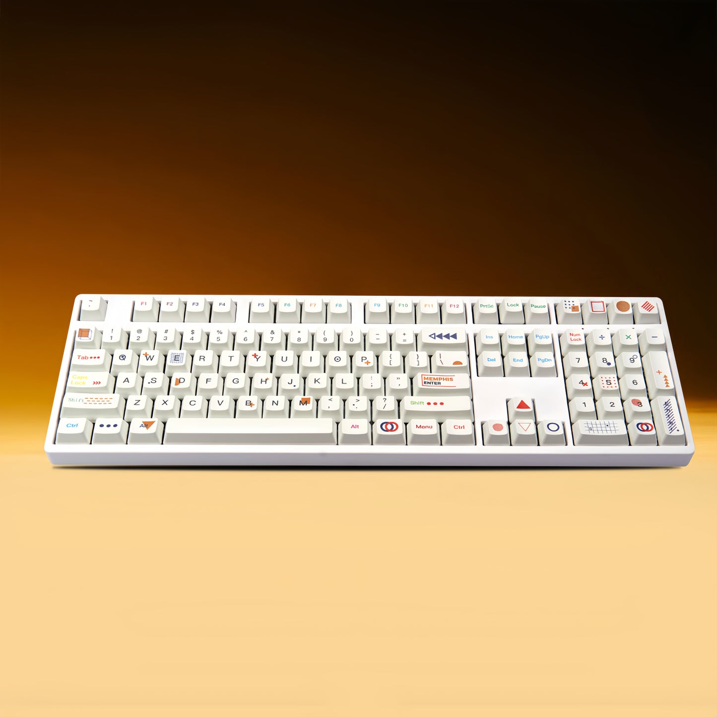 OEM PBT Dye-Sub Keycap PBT Keycap Set - Memphis R1