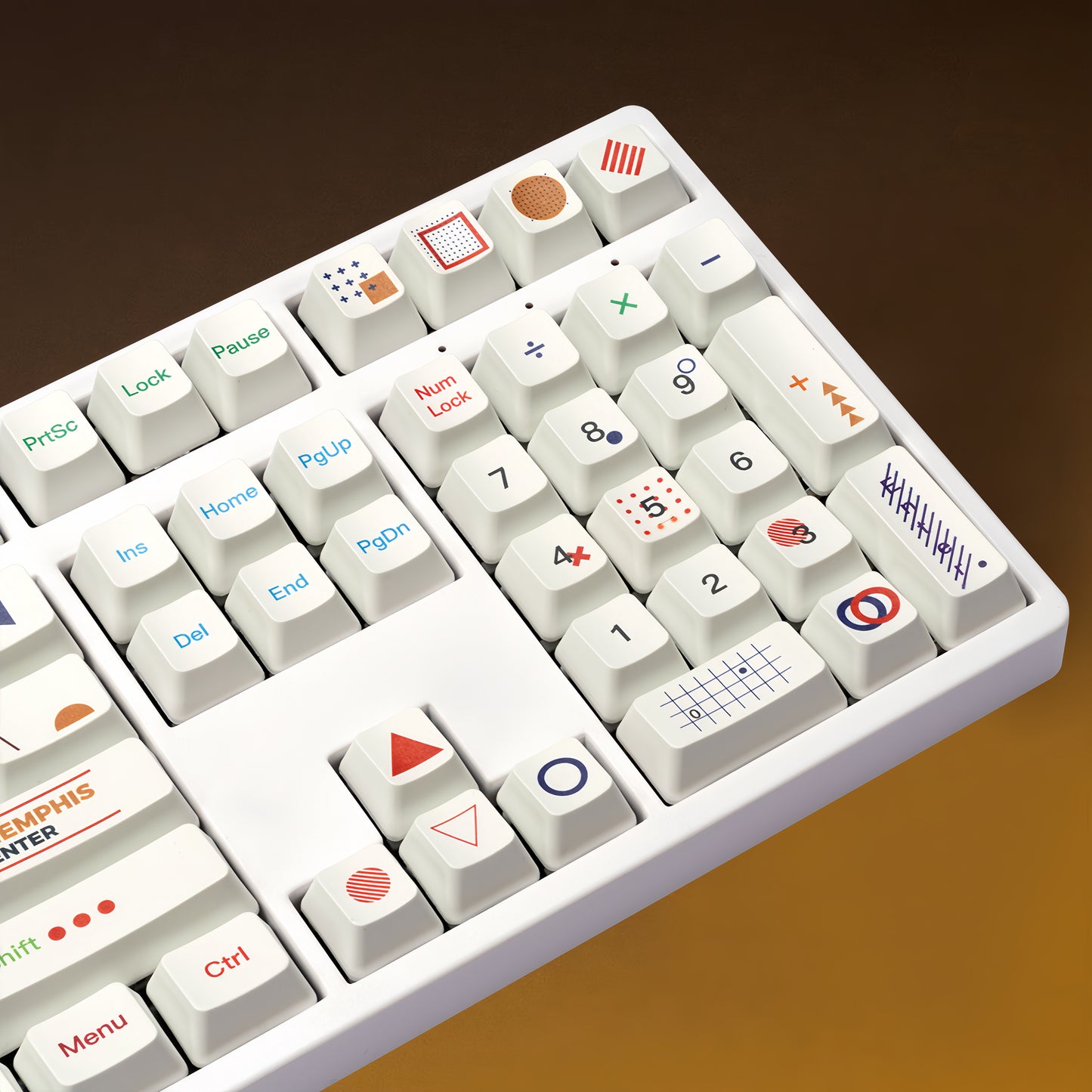 OEM PBT Dye-Sub Keycap PBT Keycap Set - Memphis R1