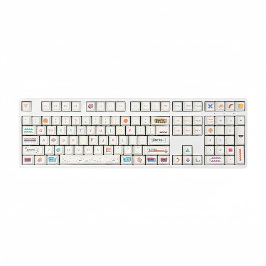 OEM PBT Dye-Sub Keycap PBT Keycap Set - Memphis R2