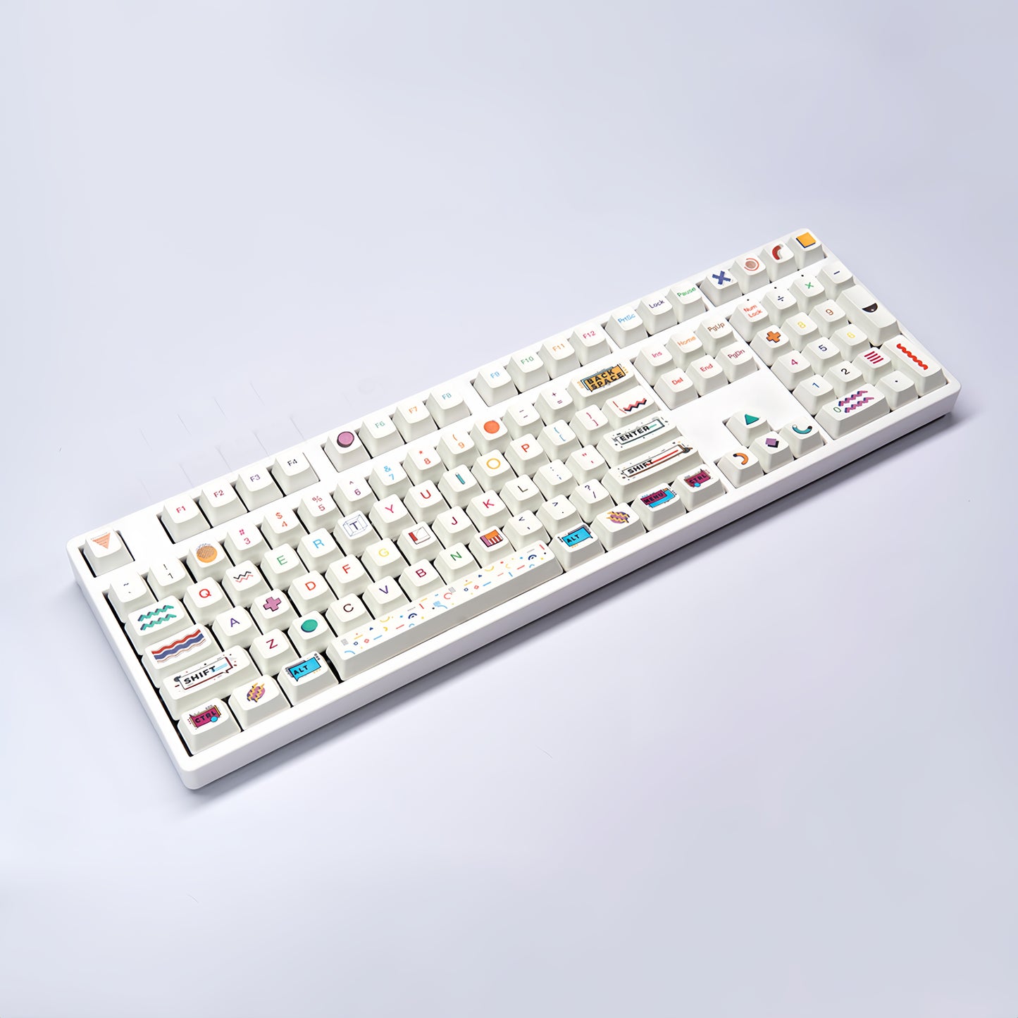 OEM PBT Dye-Sub Keycap PBT Keycap Set - Memphis R2
