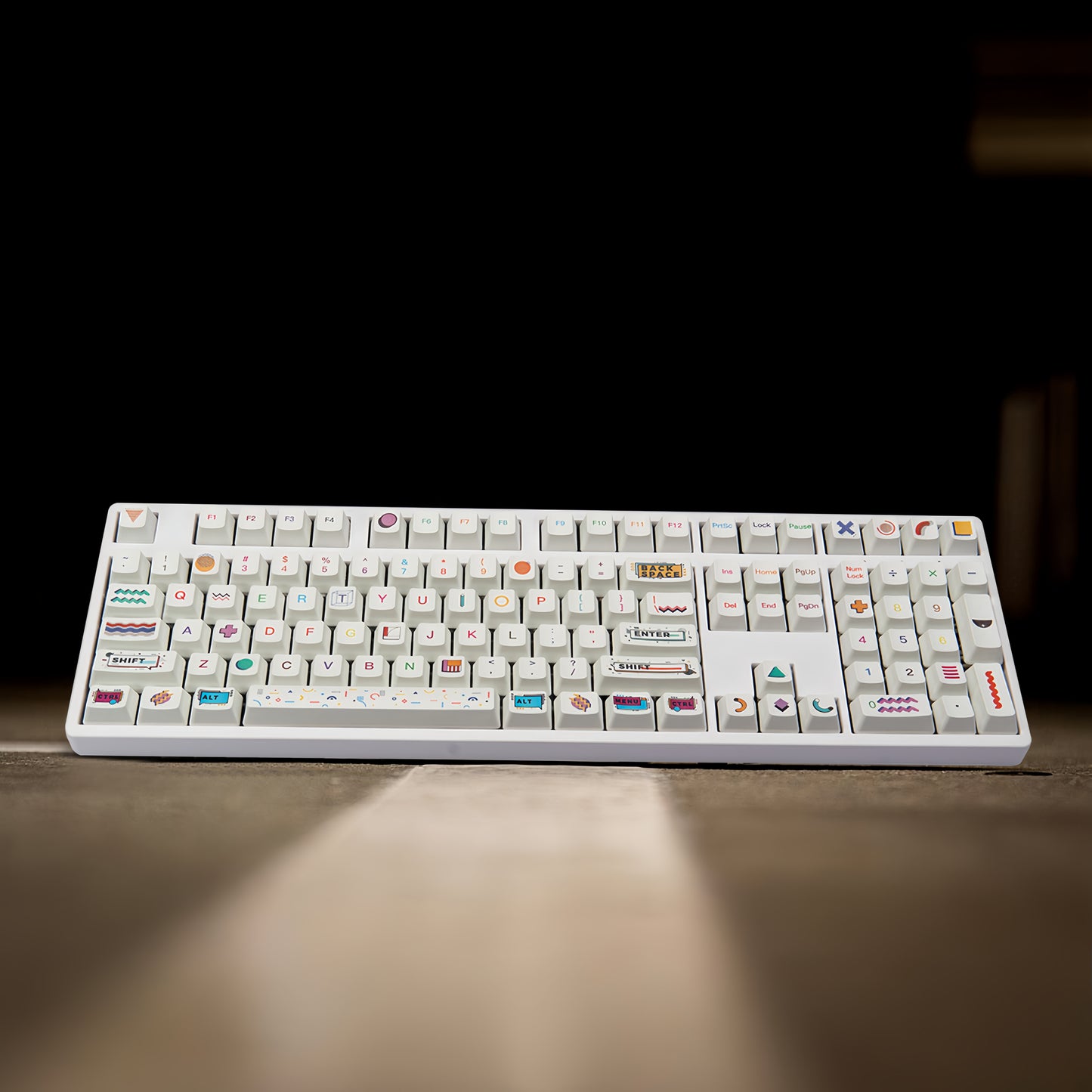 OEM PBT Dye-Sub Keycap PBT Keycap Set - Memphis R2