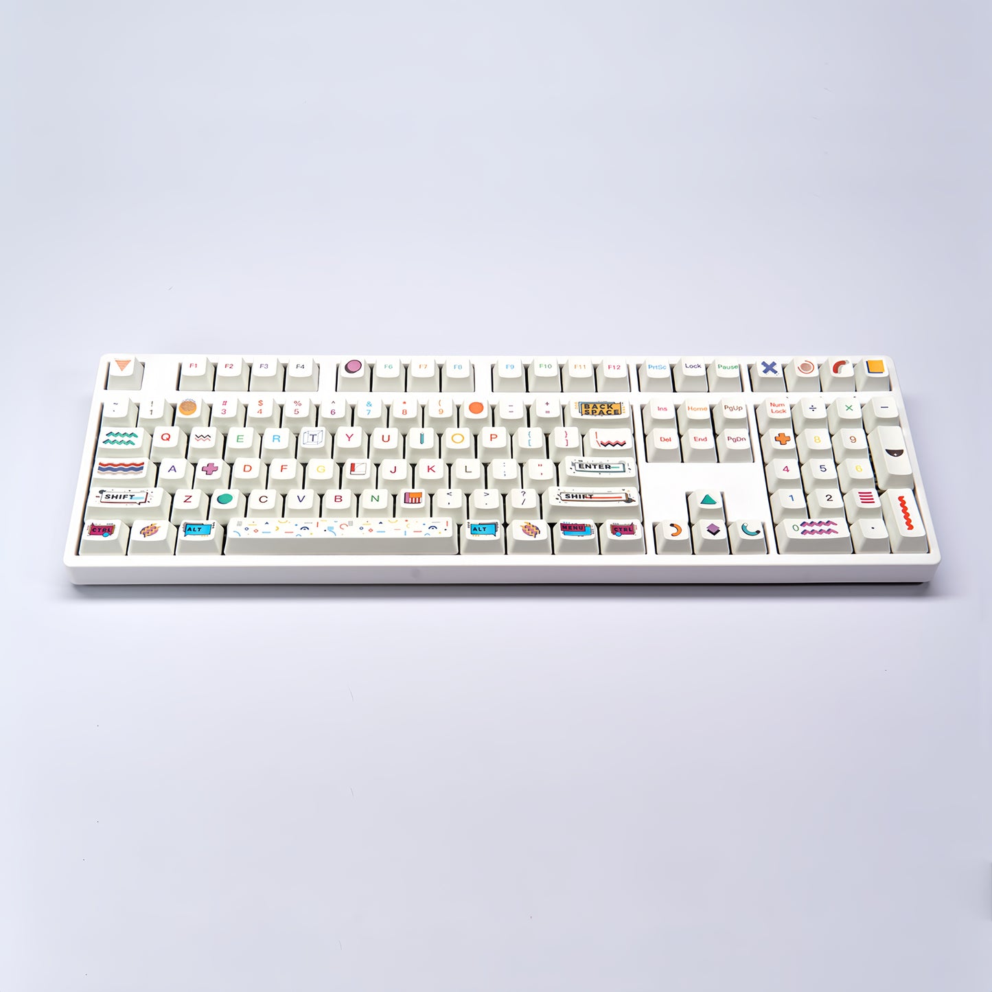 OEM PBT Dye-Sub Keycap PBT Keycap Set - Memphis R2