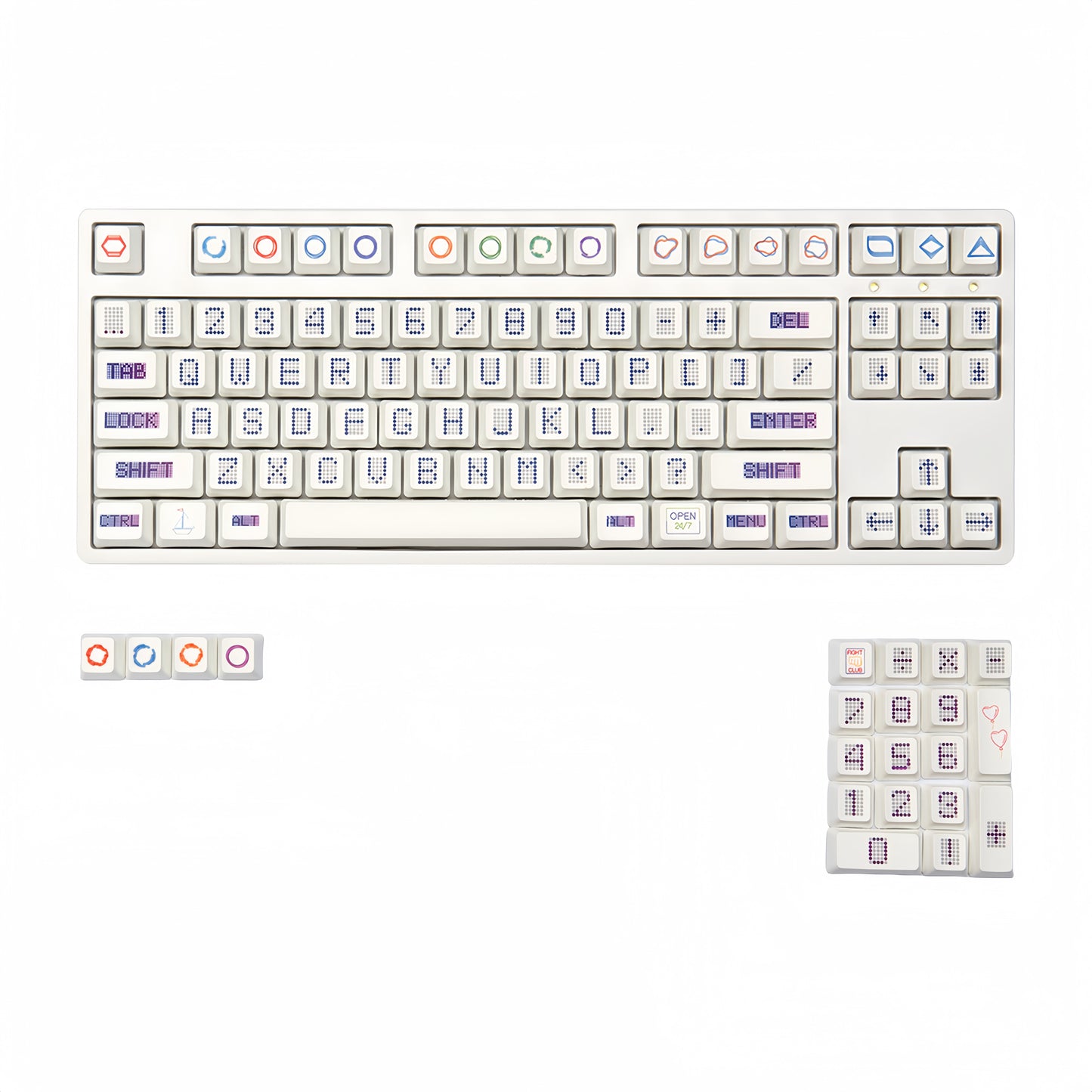 OEM PBT Dye-Sub Keycap PBT Keycap Set - Cyberpunk02