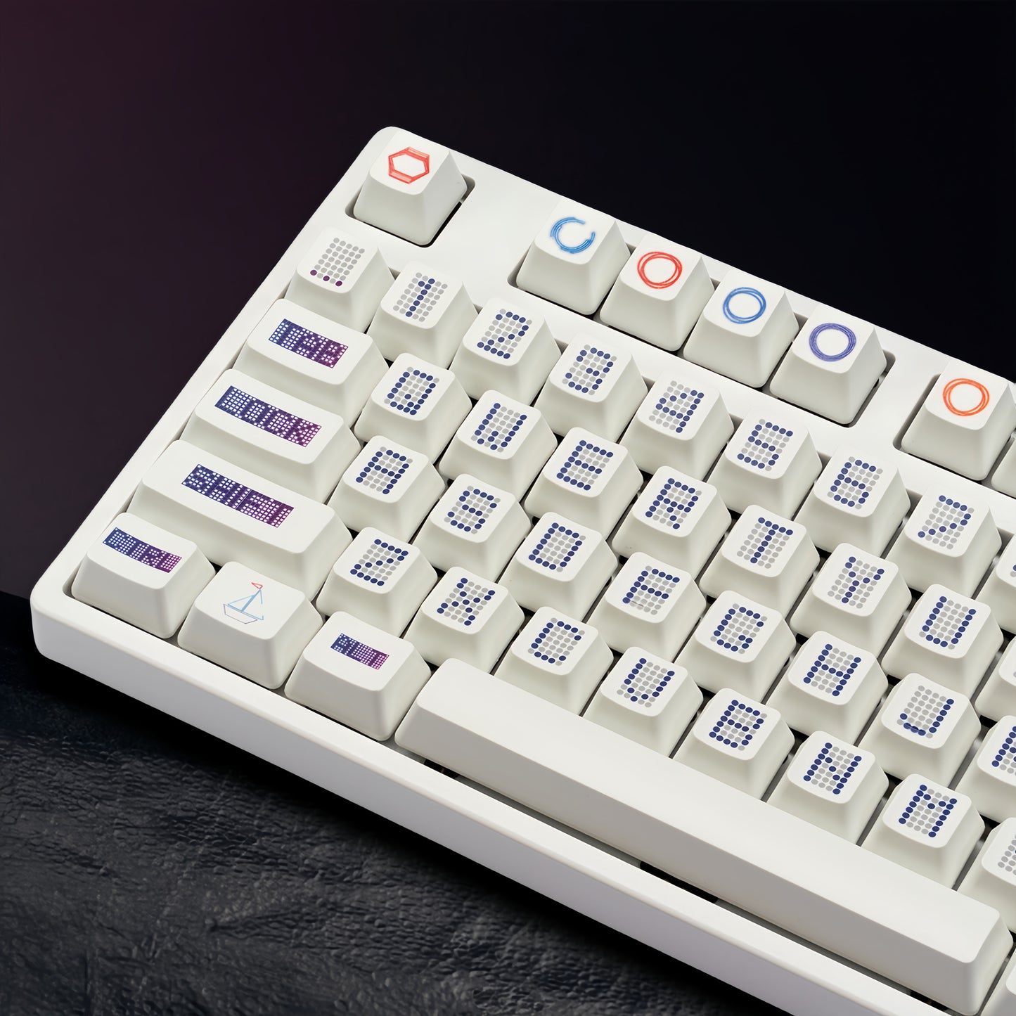 OEM PBT Dye-Sub Keycap PBT Keycap Set - Cyberpunk02