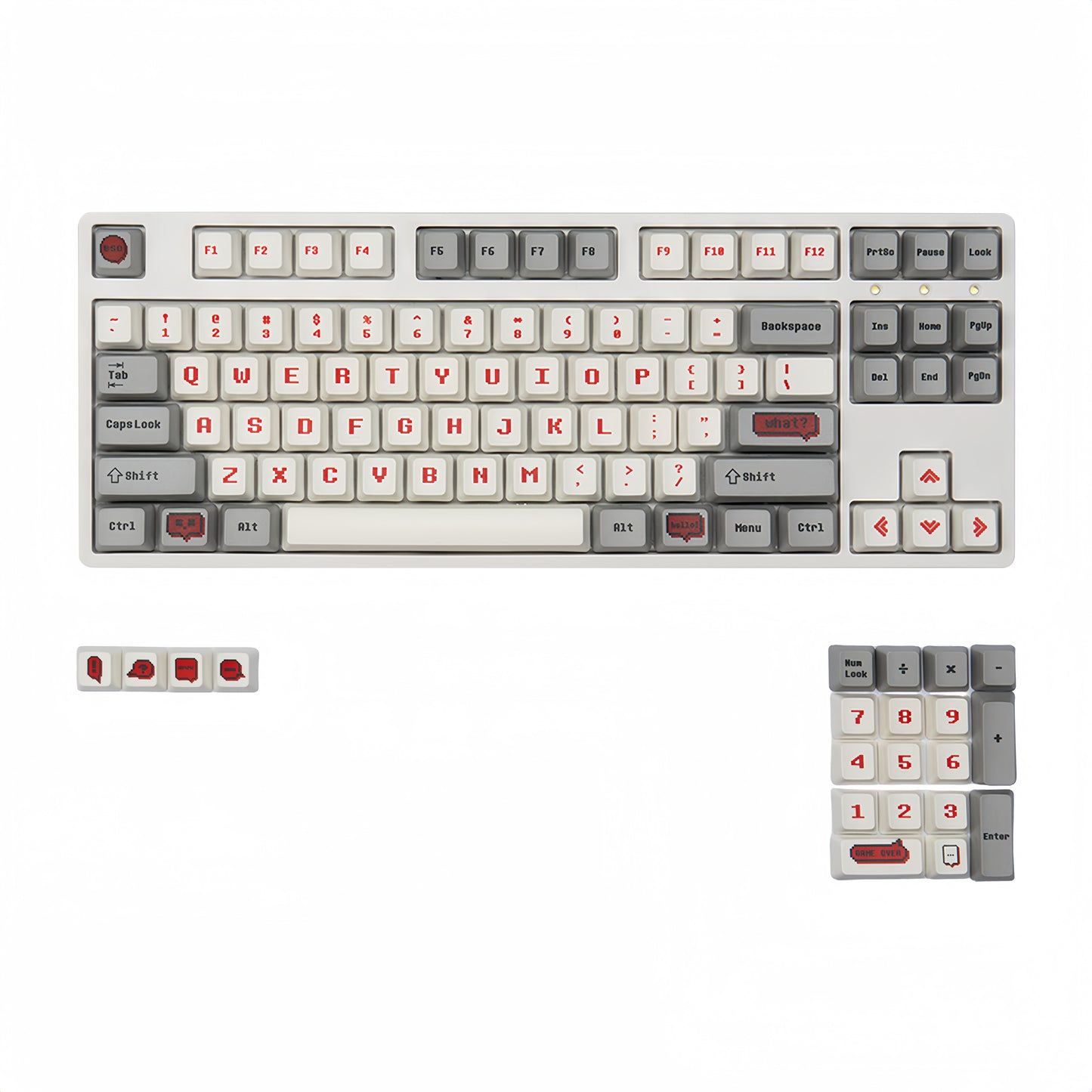 OEM PBT Dye-Sub Keycap PBT Keycap Set - Pixel R1