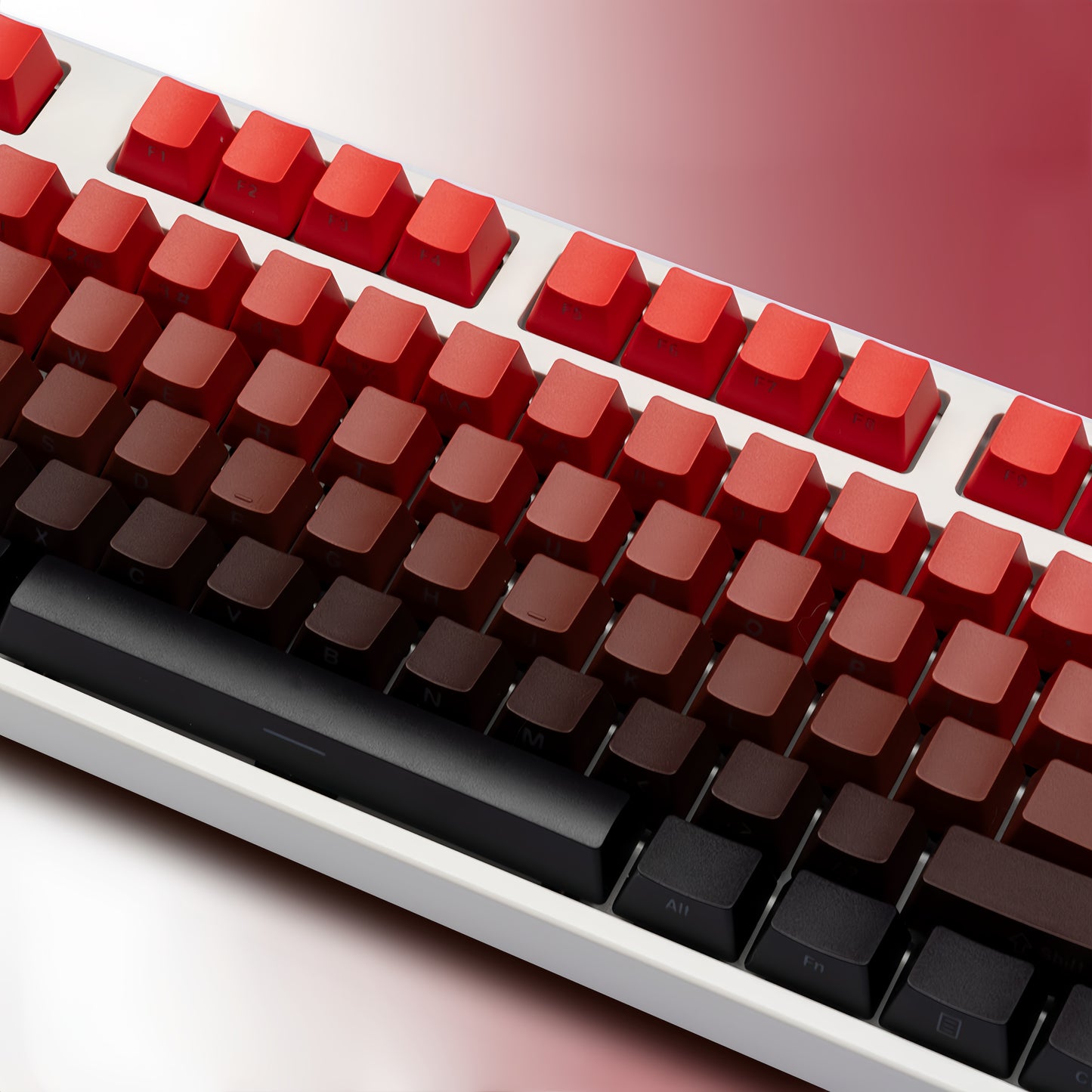 Cherry Double-Shot PBT Keycap Set - Red Gradient