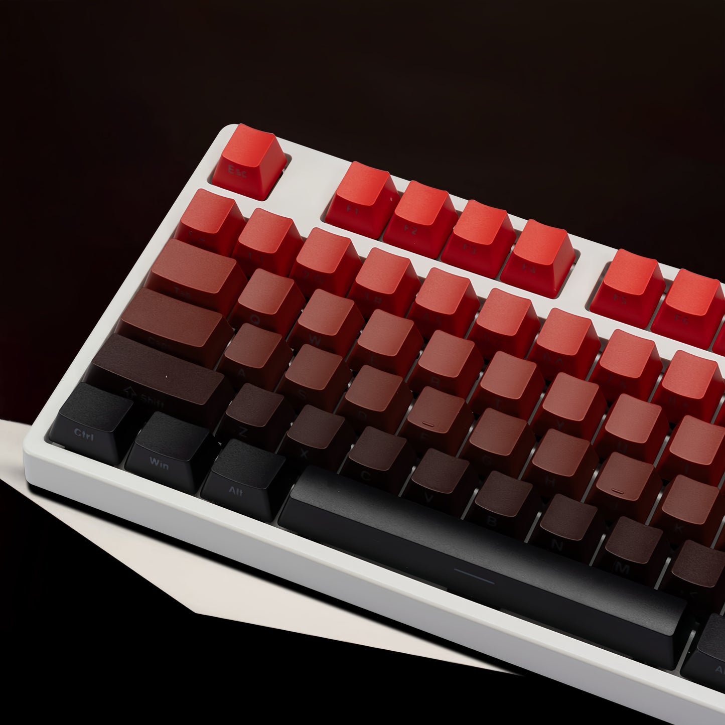 Cherry Double-Shot PBT Keycap Set - Red Gradient