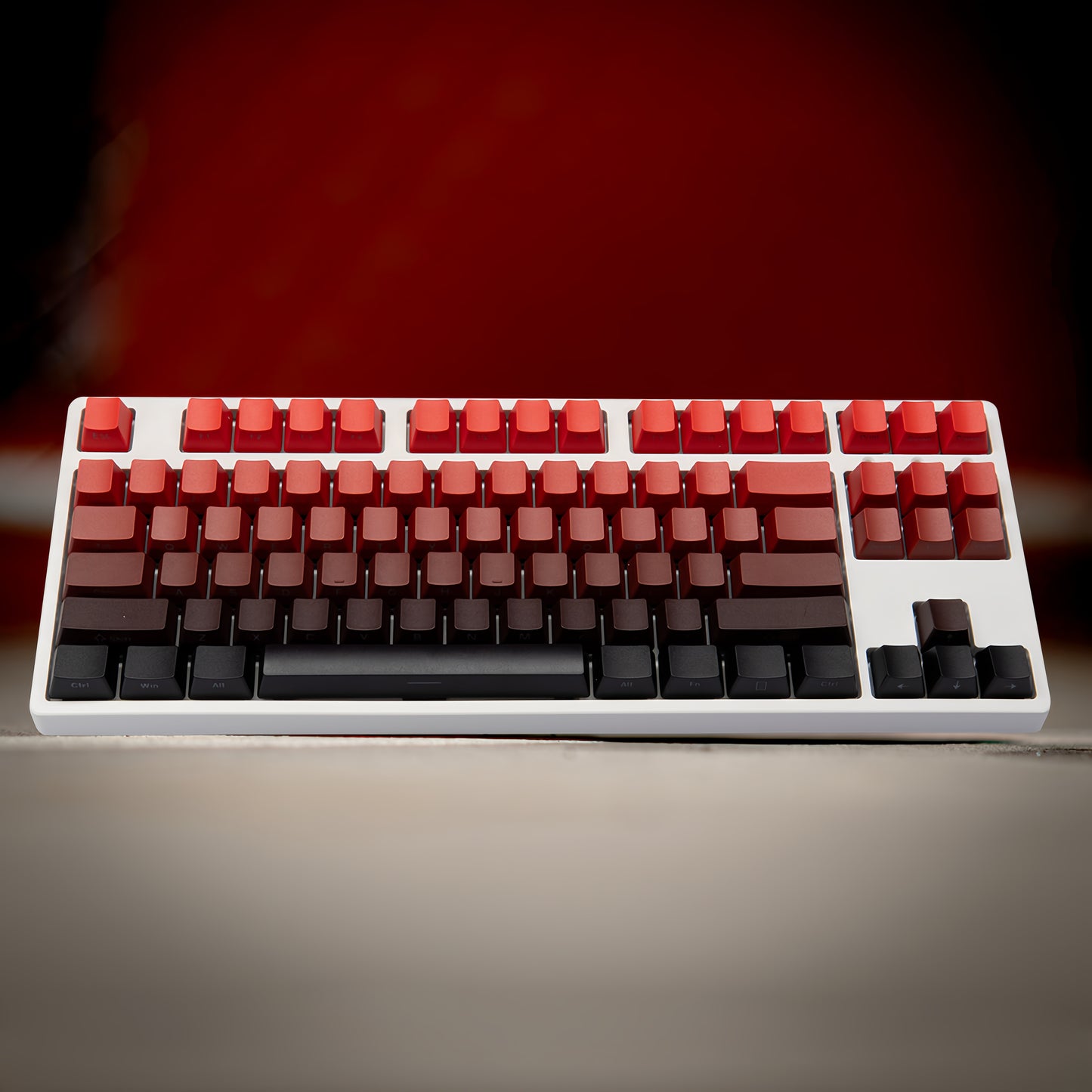 Cherry Double-Shot PBT Keycap Set - Red Gradient
