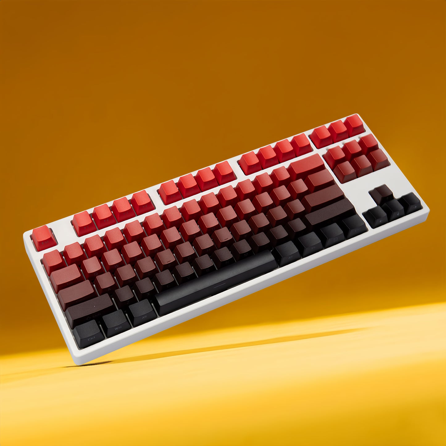 Cherry Double-Shot PBT Keycap Set - Red Gradient